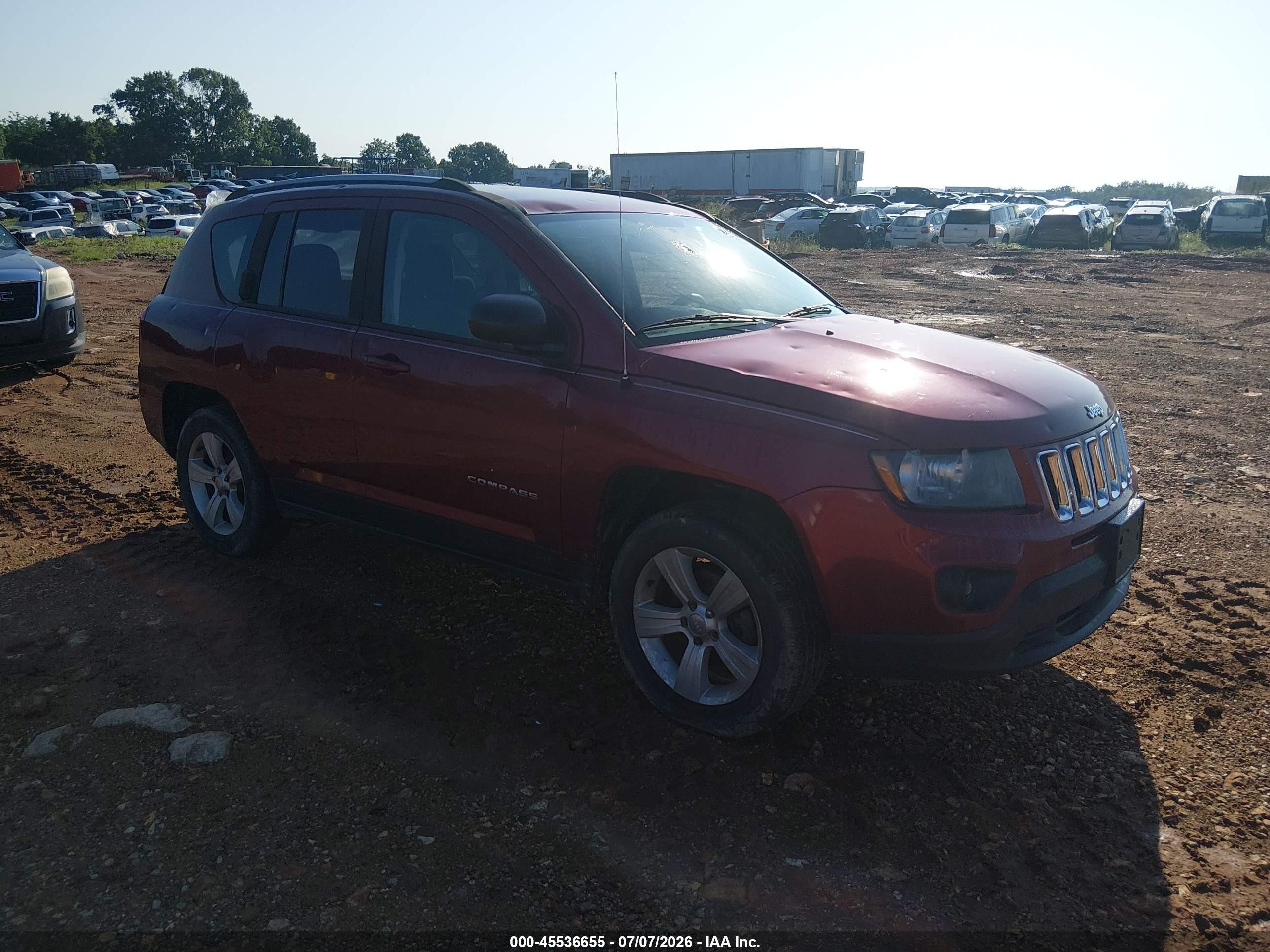 2016 Jeep Compass 75th Anniversary, VIN 1C4NJDBBXGD520203 — Hail