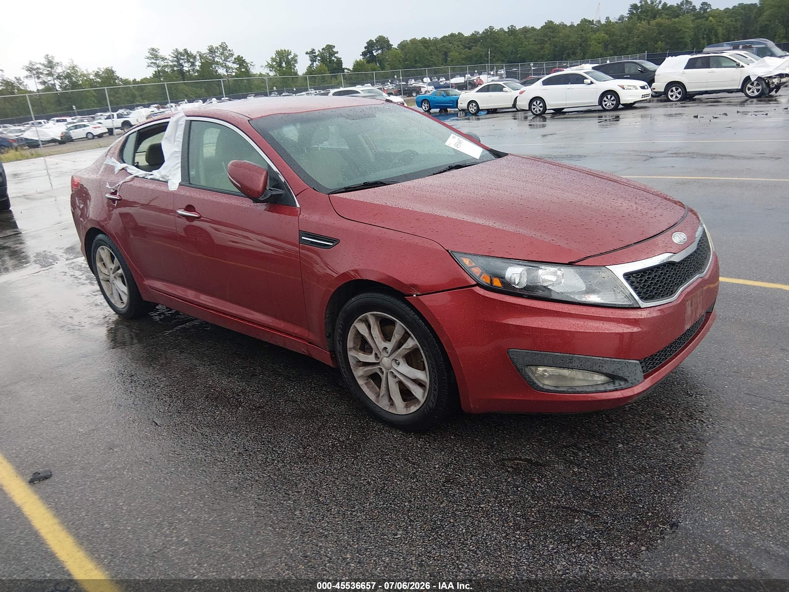 2012 Kia Optima LX, VIN 5XXGM4A74CG057097 — Theft recovery