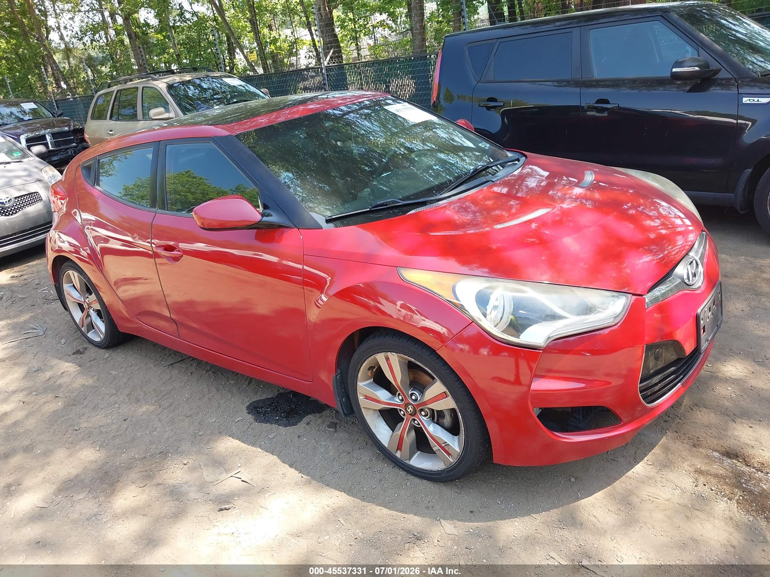 2013 Hyundai Veloster RE:MIX, VIN KMHTC6ADXDU137563 — Normal wear