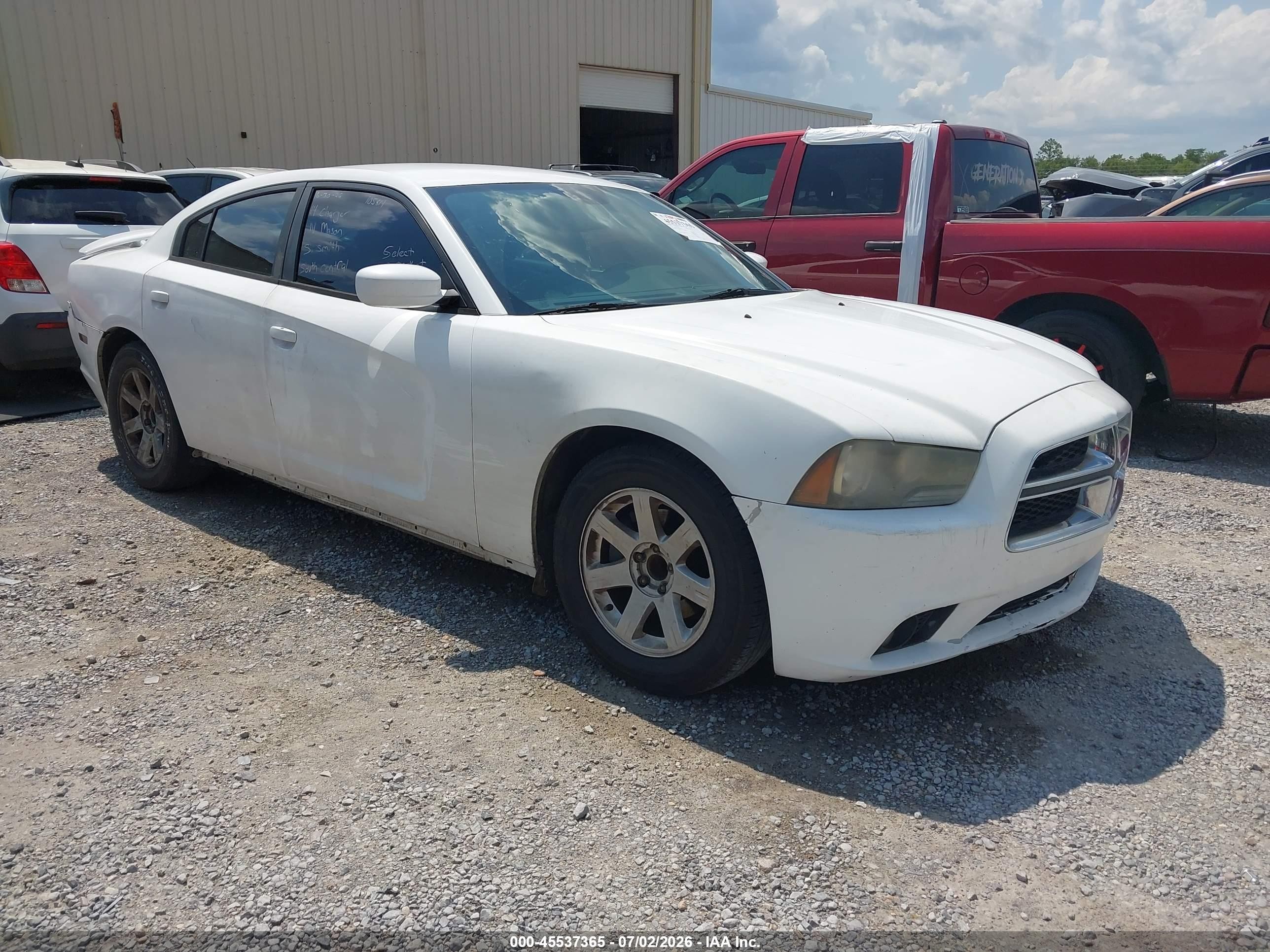 2014 Dodge Charger SXT, VIN 2C3CDXHG6EH105614 — Repossession