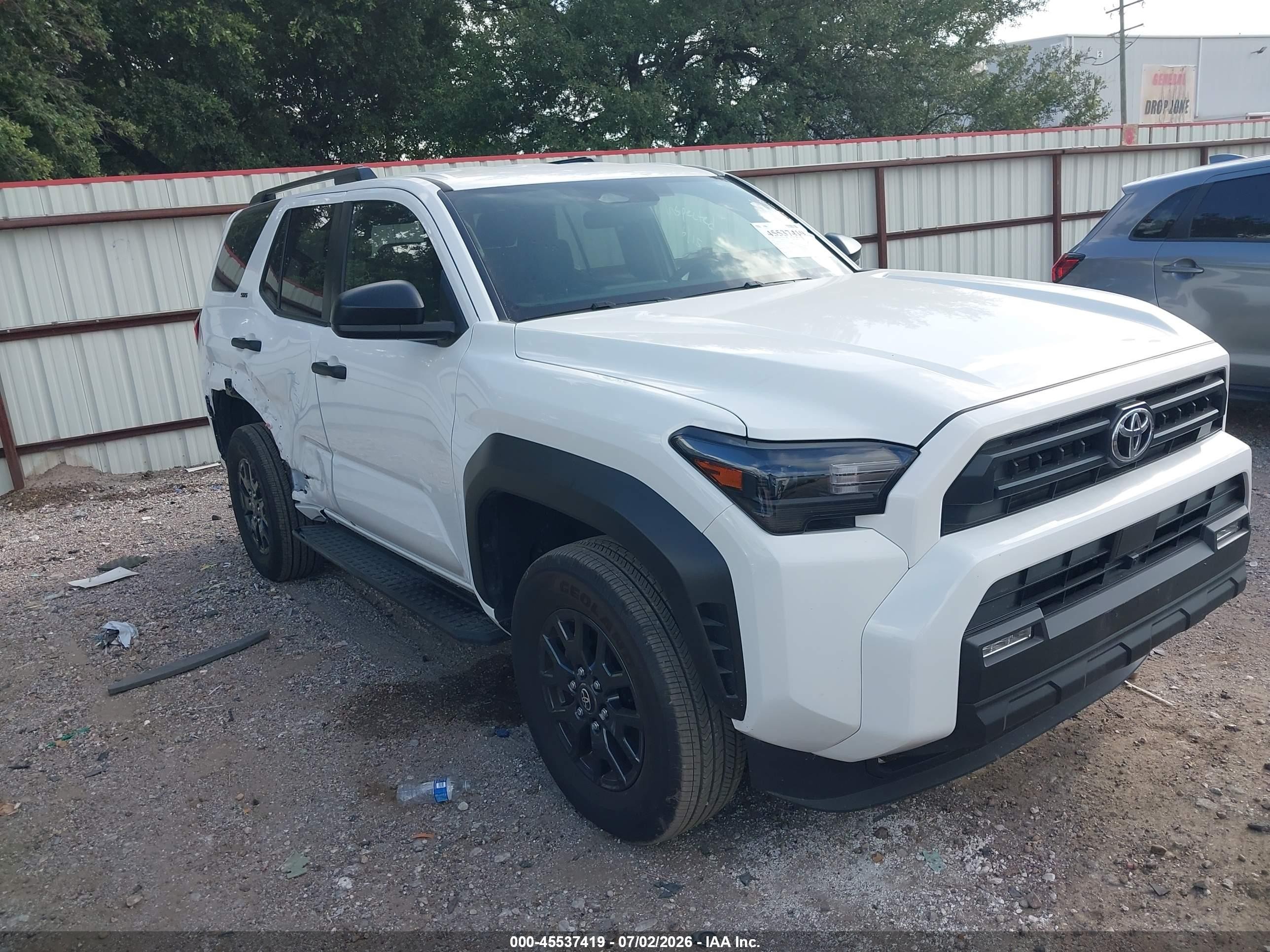 2026 Toyota 4Runner SR5, VIN JTEVA5BR3T5107123 — Side