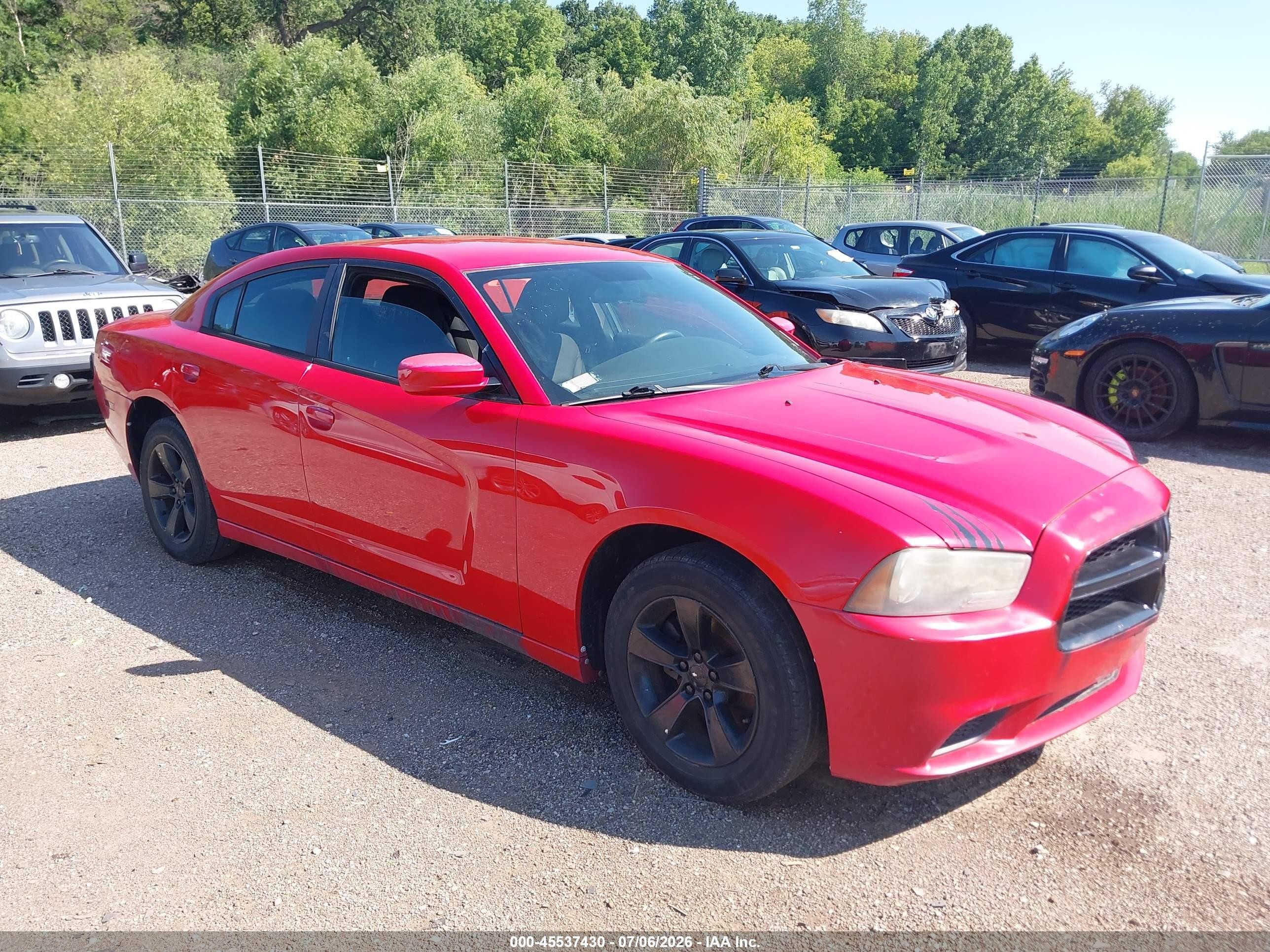 2011 Dodge Charger SE, VIN 2B3CL3CGXBH503520 — Interior fire