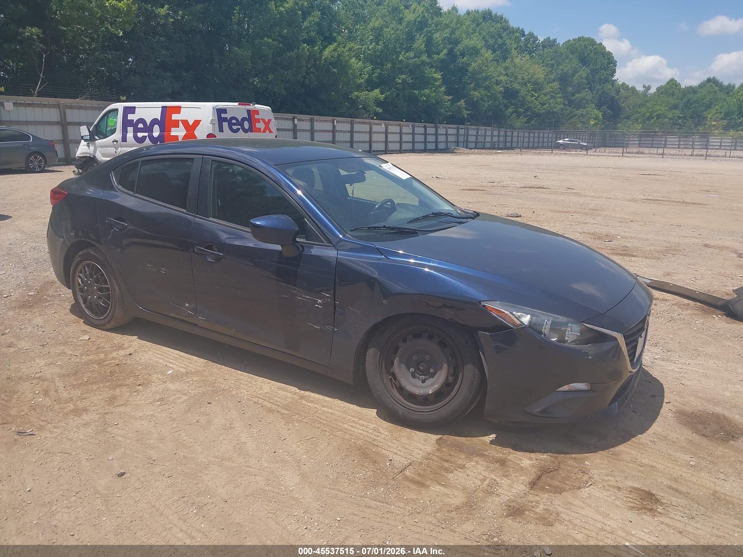 2015 Mazda 3 i Sport, VIN 3MZBM1U72FM183320 — Side