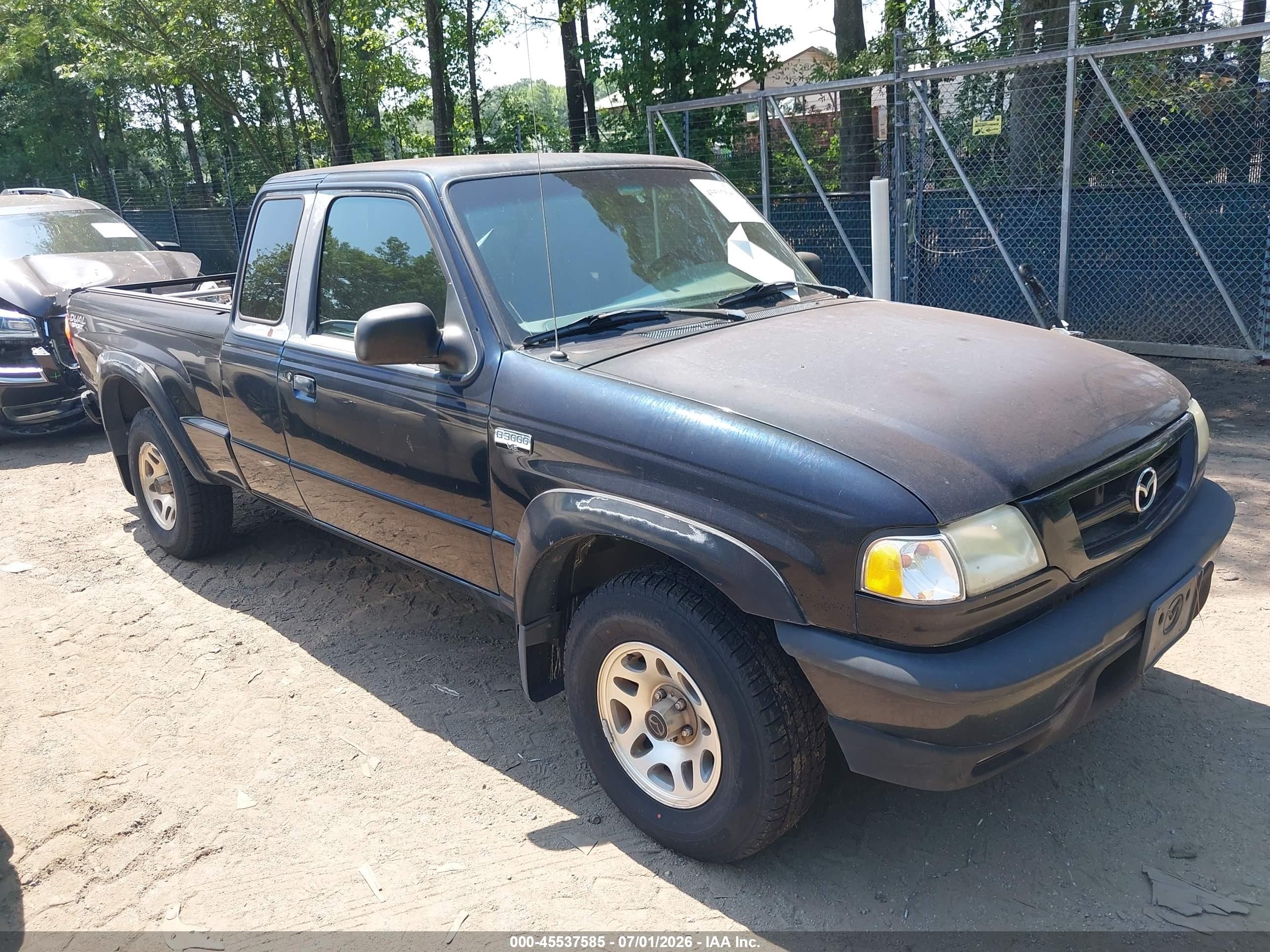 2002 Mazda B-Series DS, VIN 4F4YR16U82TM04116 — Обычный износ