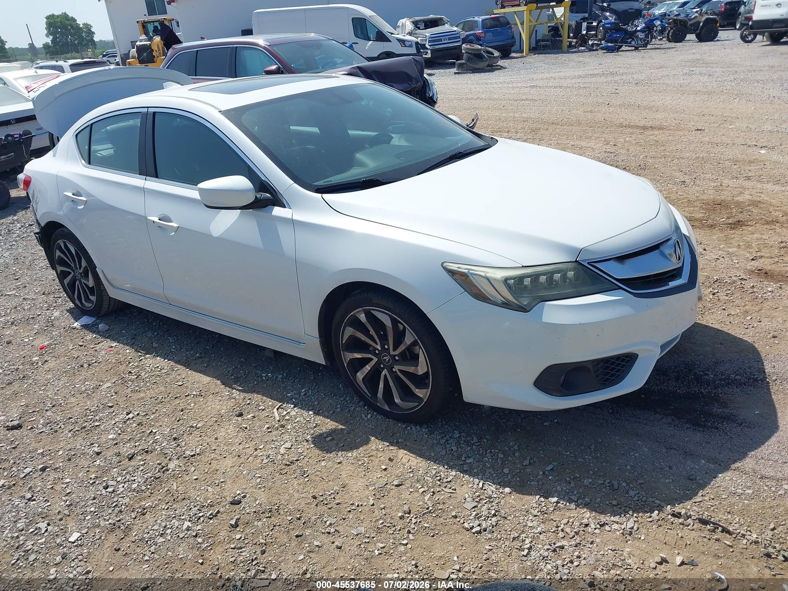 2016 Acura ILX Premium, VIN 19UDE2F86GA006631 — Rear end