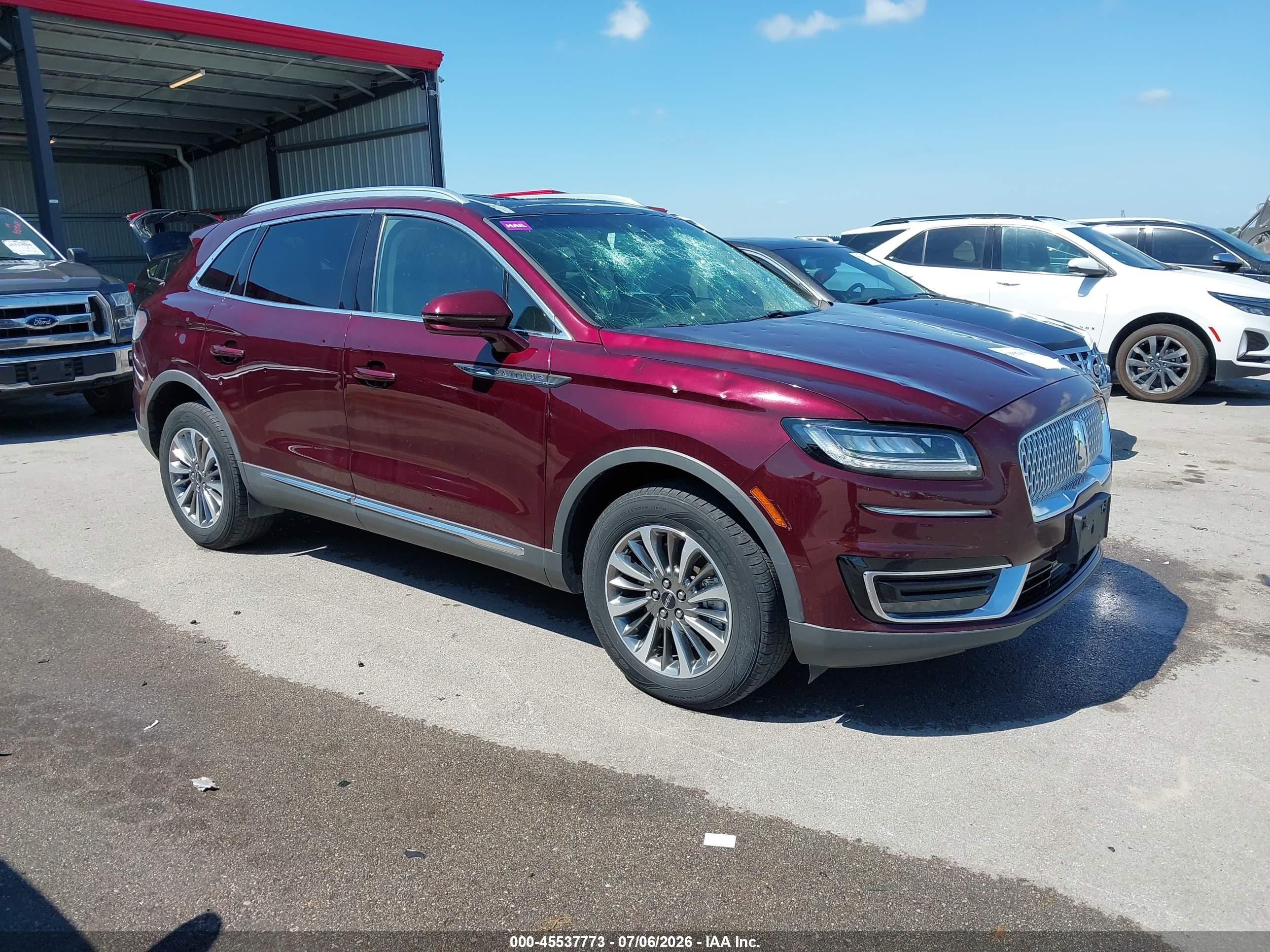 2019 Lincoln Nautilus Select, VIN 2LMPJ8K95KBL33866 — Hail