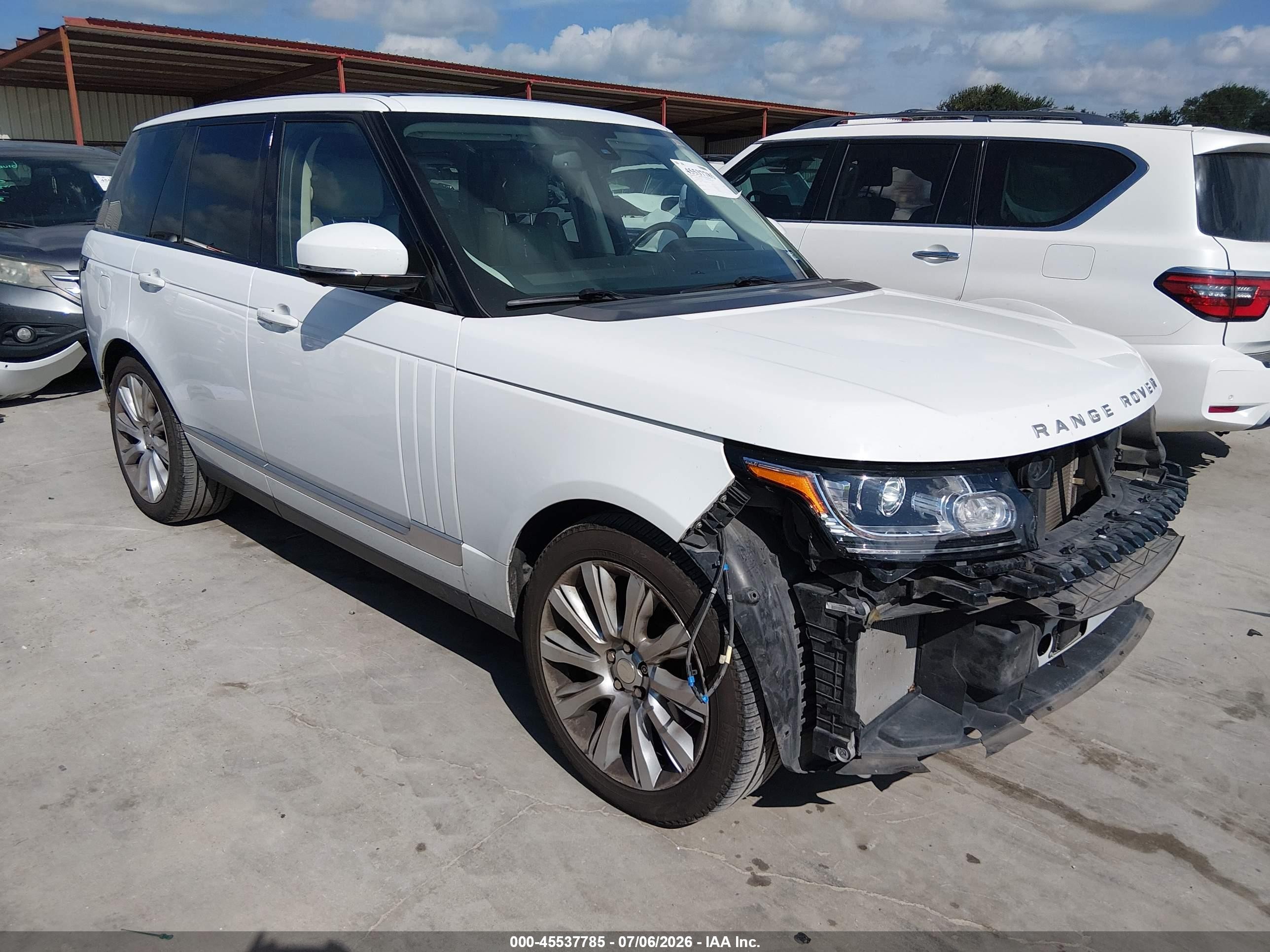 2014 Land Rover Range Rover Supercharged, VIN SALGS2EFXEA150712 — Front end