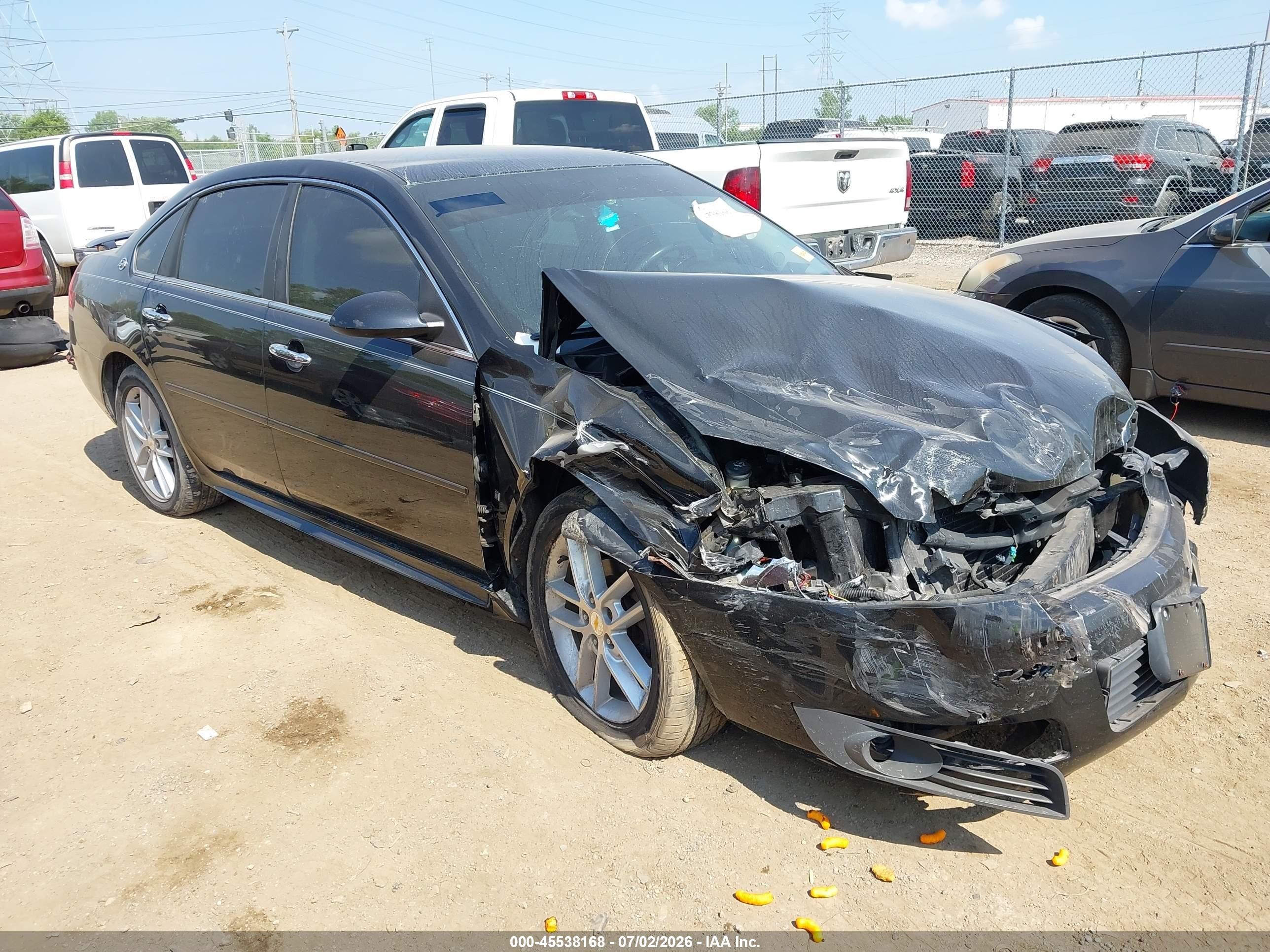 2009 Chevrolet Impala LTZ, VIN 2G1WU57M291261015 — Front end
