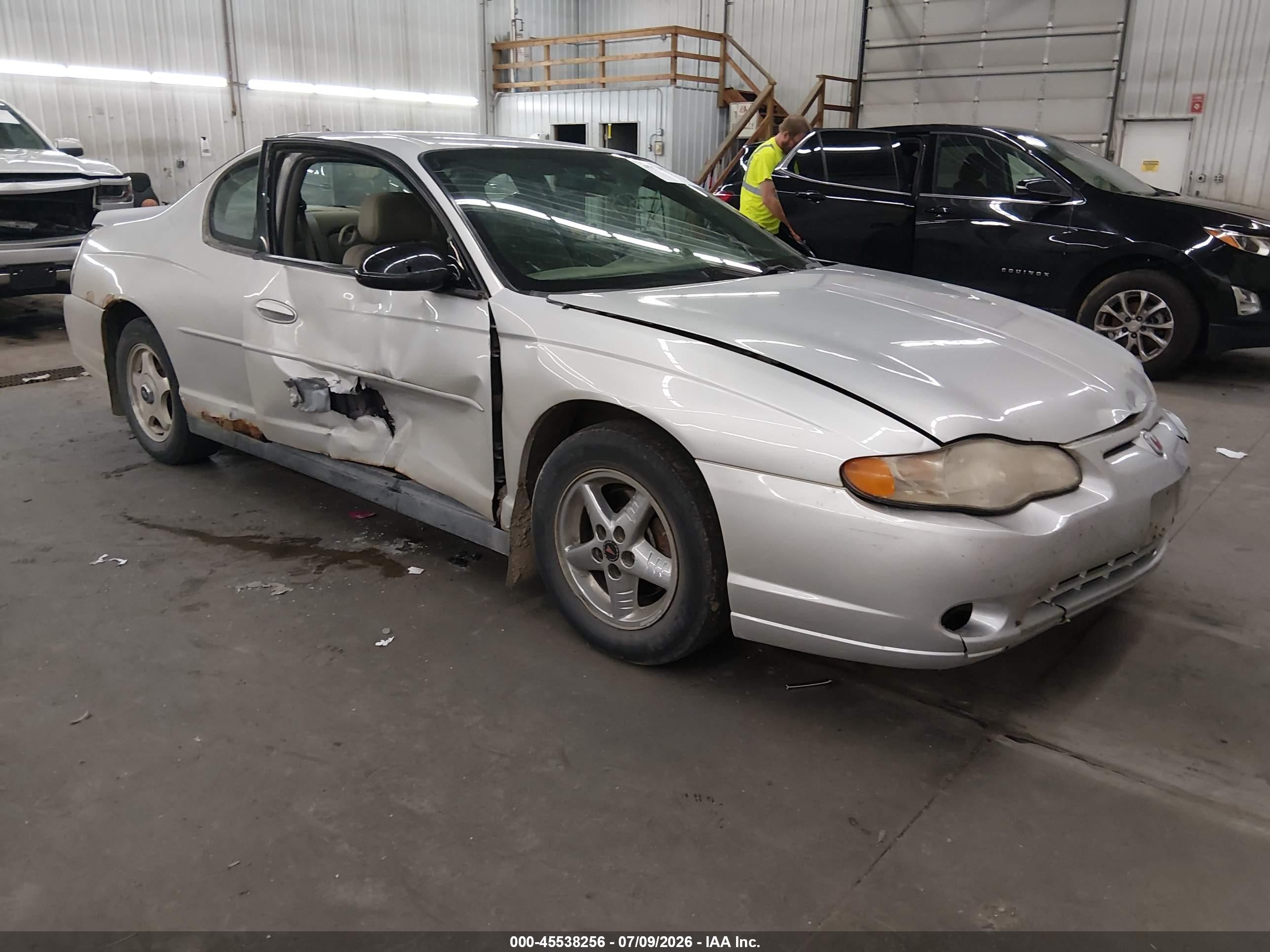 2004 Chevrolet Monte Carlo LS, VIN 2G1WW12E849367076 — Side