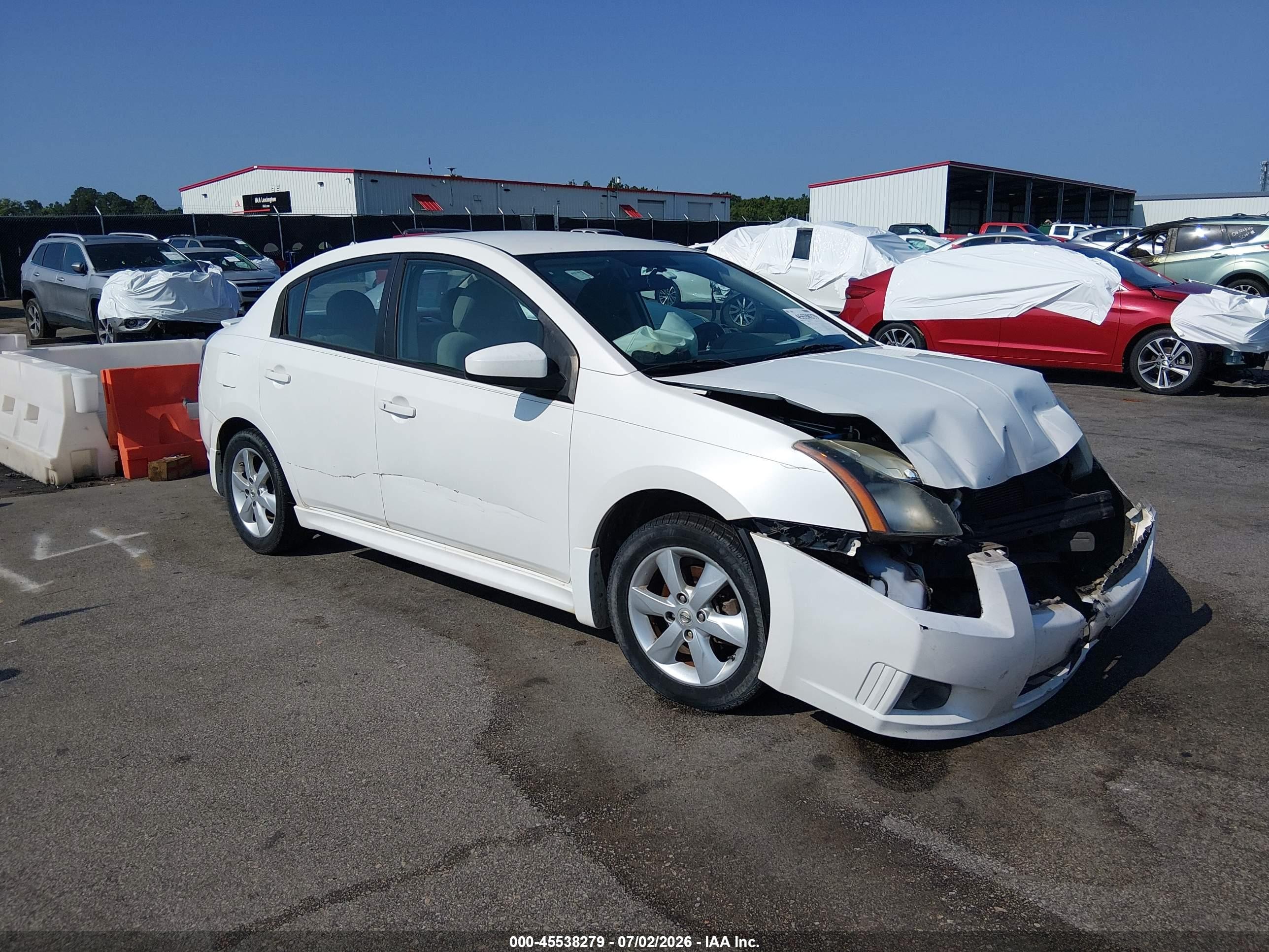 2011 Nissan Sentra SR, VIN 3N1AB6AP0BL662053 — Front end