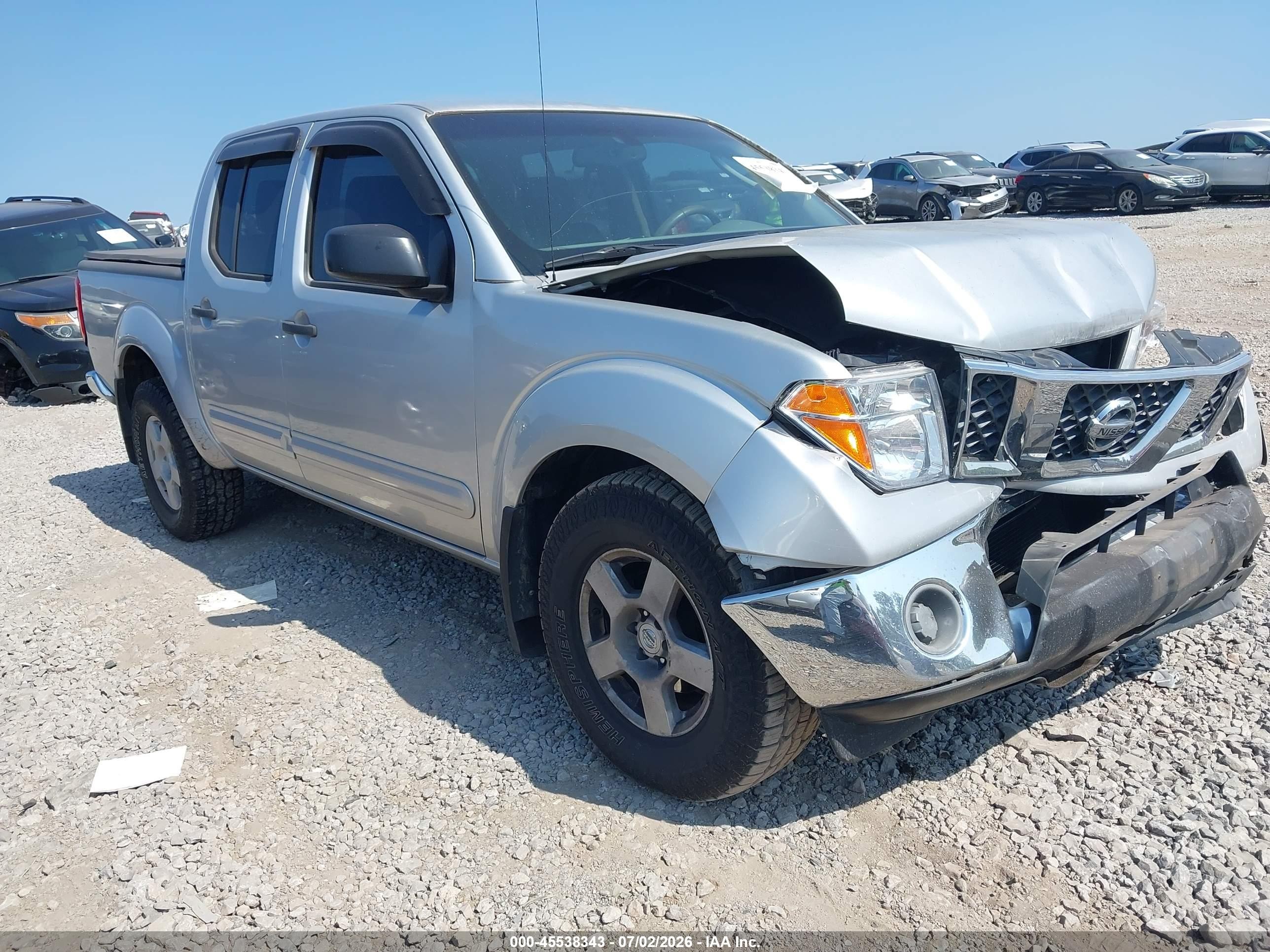 2005 Nissan Frontier SE, VIN 1N6AD07U75C457019 — Front end