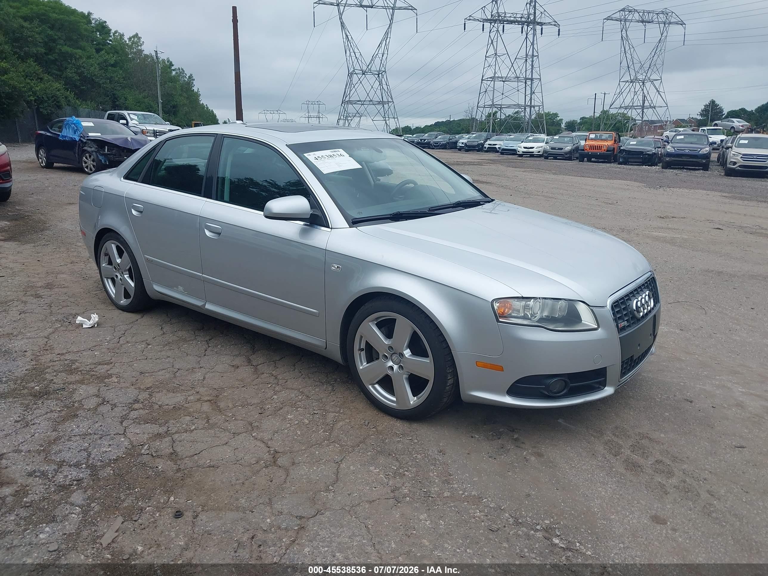2006 Audi A4, VIN WAUEG78E46A090246 — Перед