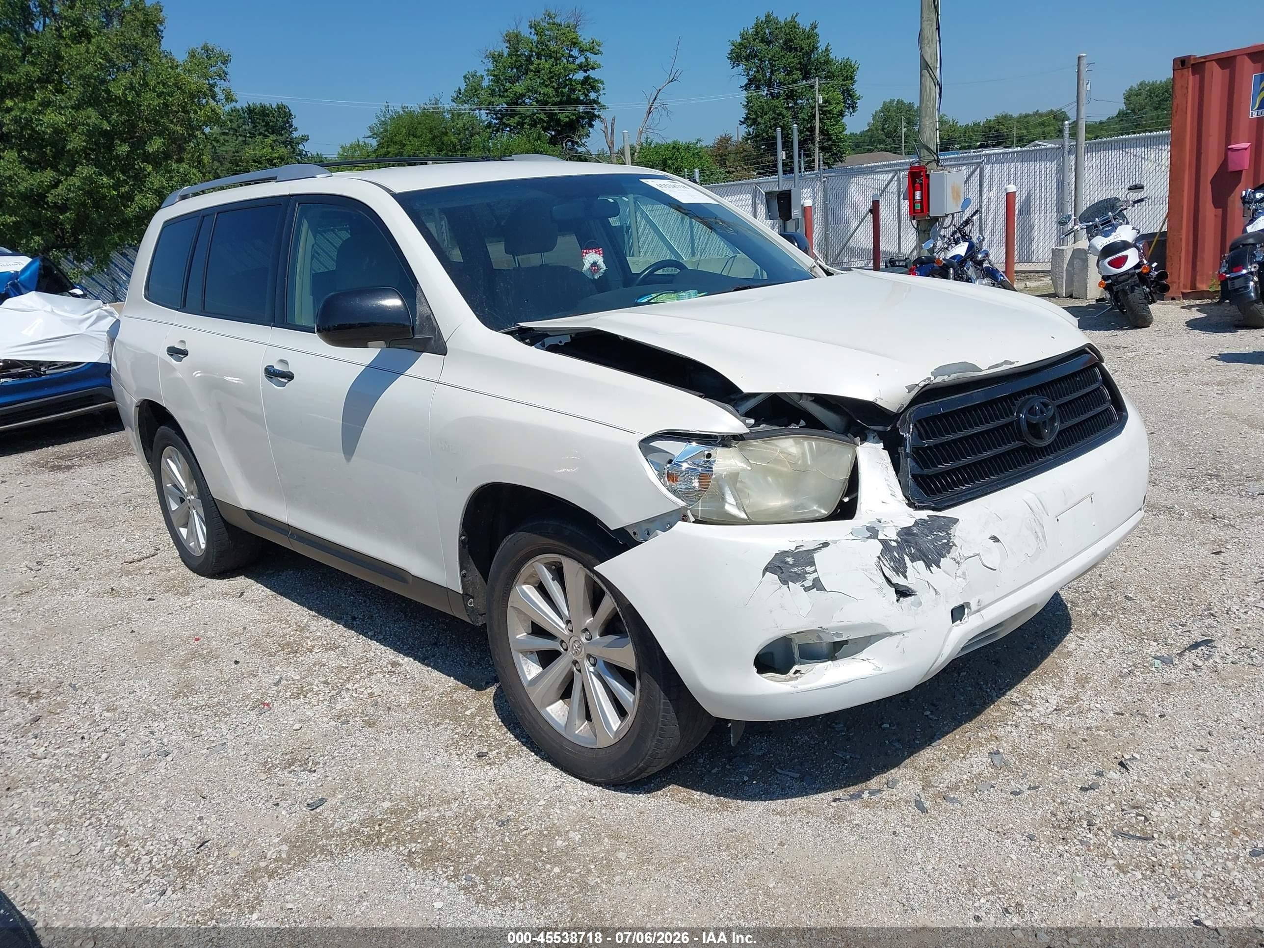 2008 Toyota Highlander, VIN JTEEW41A282000869 — Front end