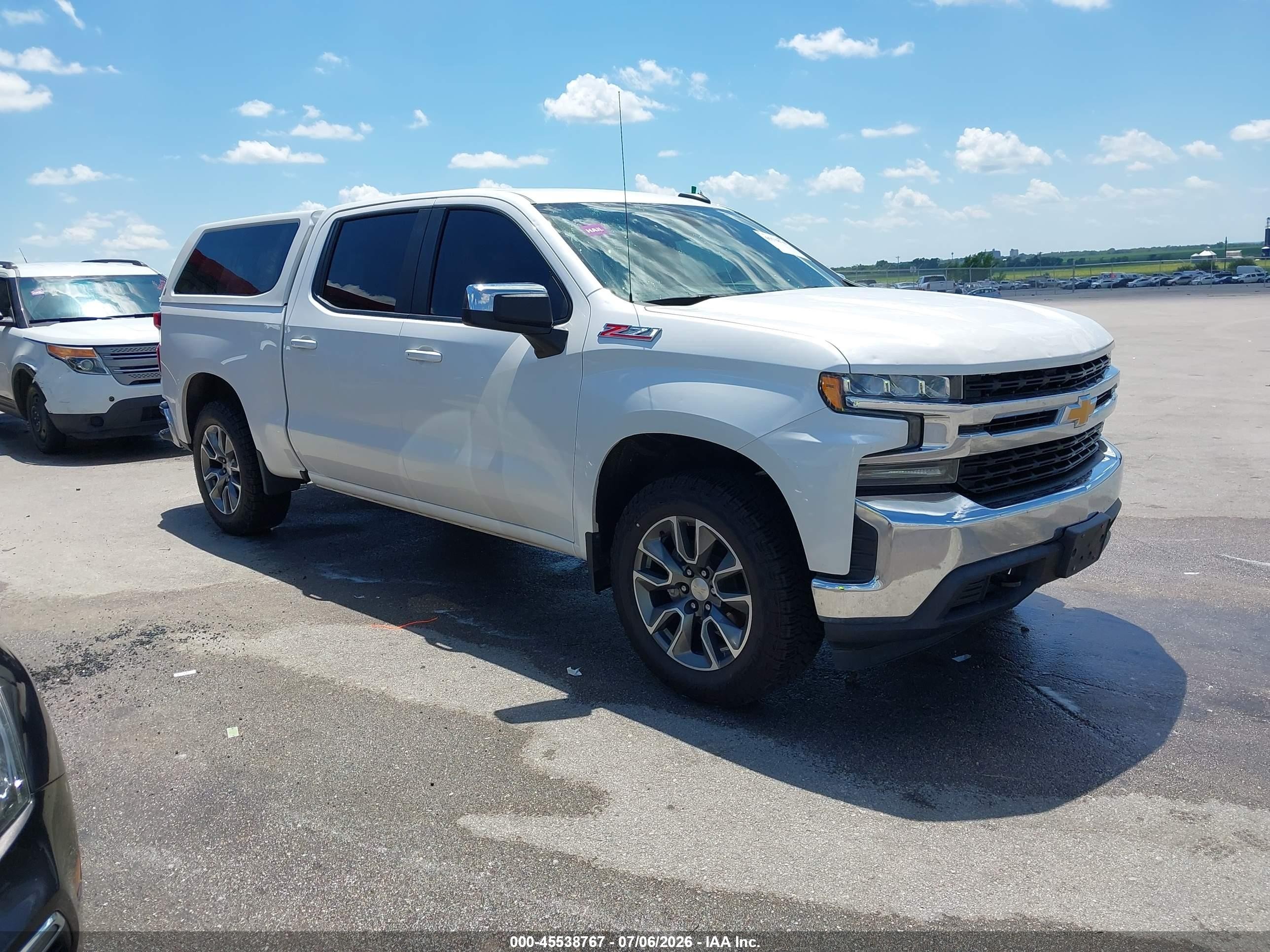 2019 Chevrolet Silverado 1500 LT, VIN 1GCUYDED0KZ189793 — Hail