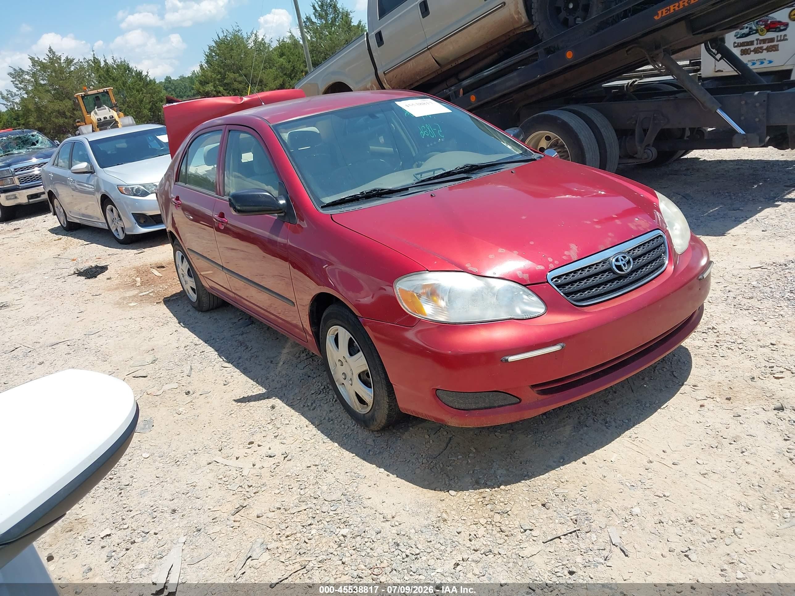 2008 Toyota Corolla LE, VIN 1NXBR32E28Z023997 — Rear end