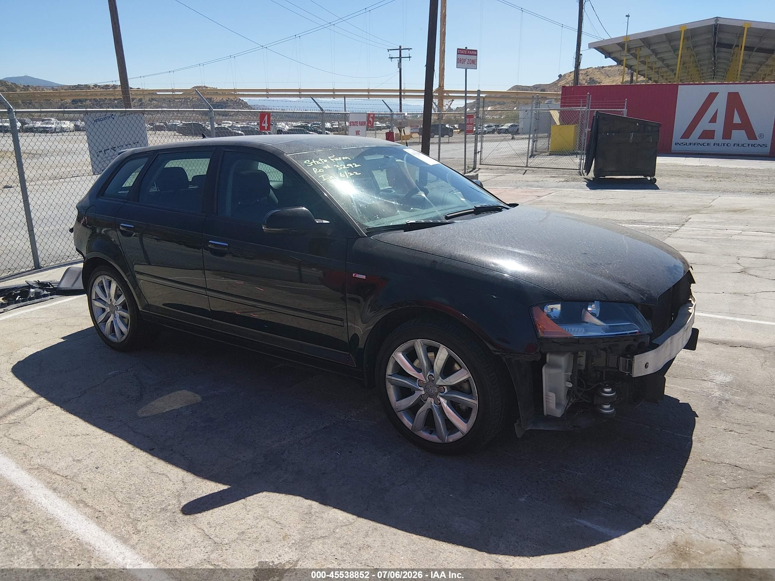 2011 Audi A3 Premium, VIN WAUBFAFM8BA079614 — Rear end