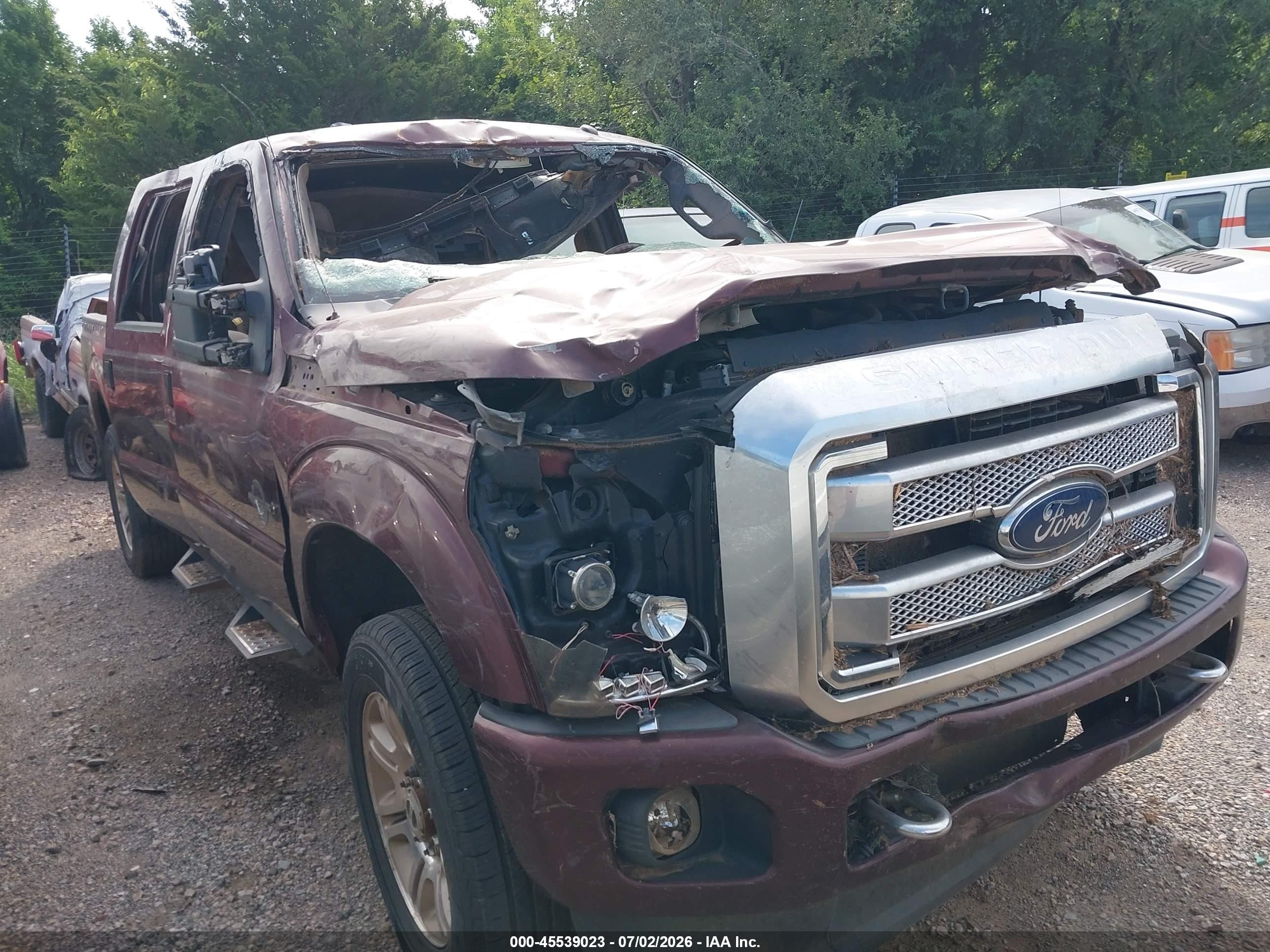 2015 Ford F-250 Platinum, VIN 1FT7W2BTXFEC52494 — Storm