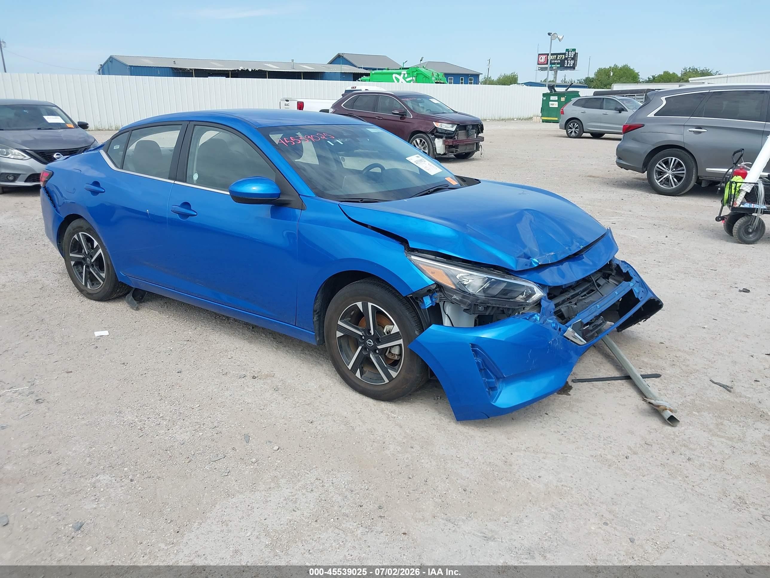 2025 Nissan Sentra SV, VIN 3N1AB8CV0SY320693 — Roof