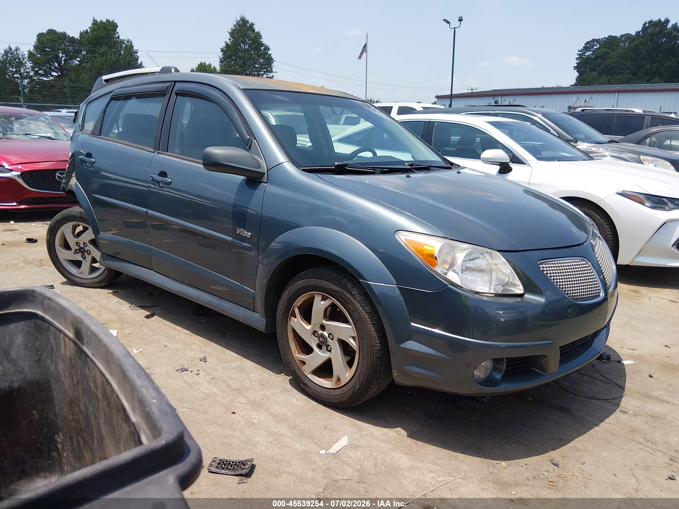 2007 Pontiac Vibe, VIN 5Y2SL65827Z426828 — Rear end