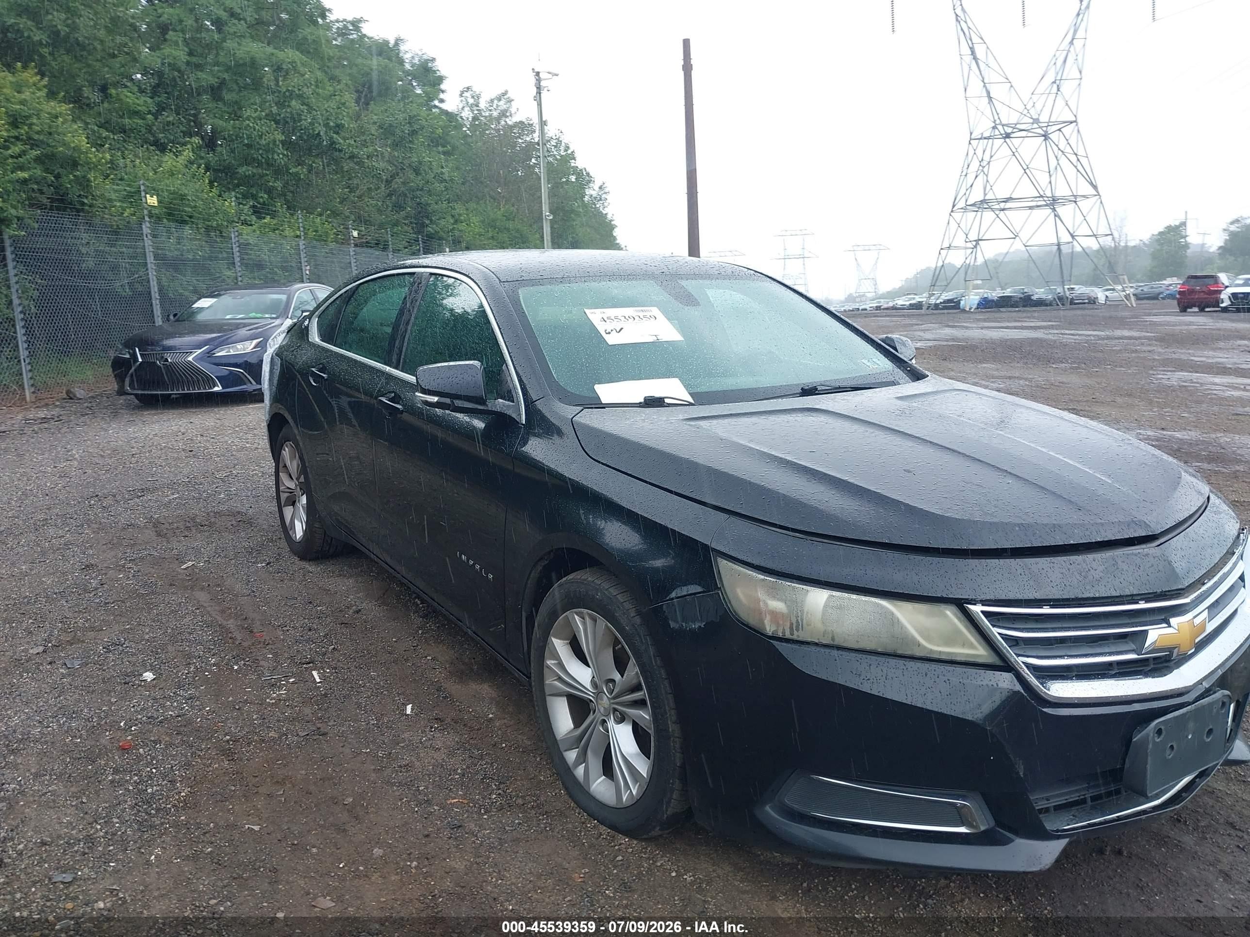 2014 Chevrolet Impala LT, VIN 2G1115SL0E9238216 — Rear end