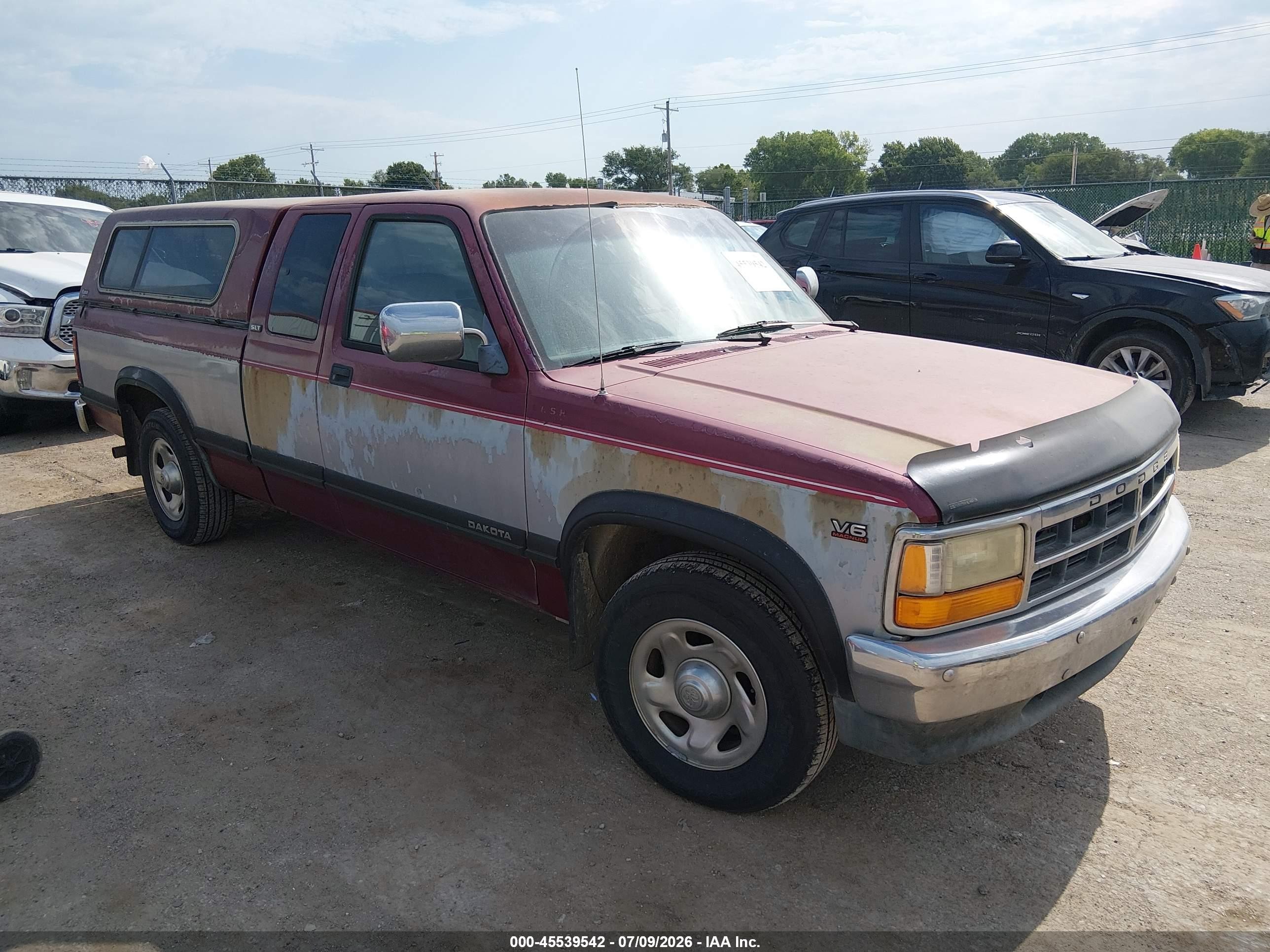 1996 Dodge Dakota, VIN 1B7GL23X7TS505777 — Обычный износ