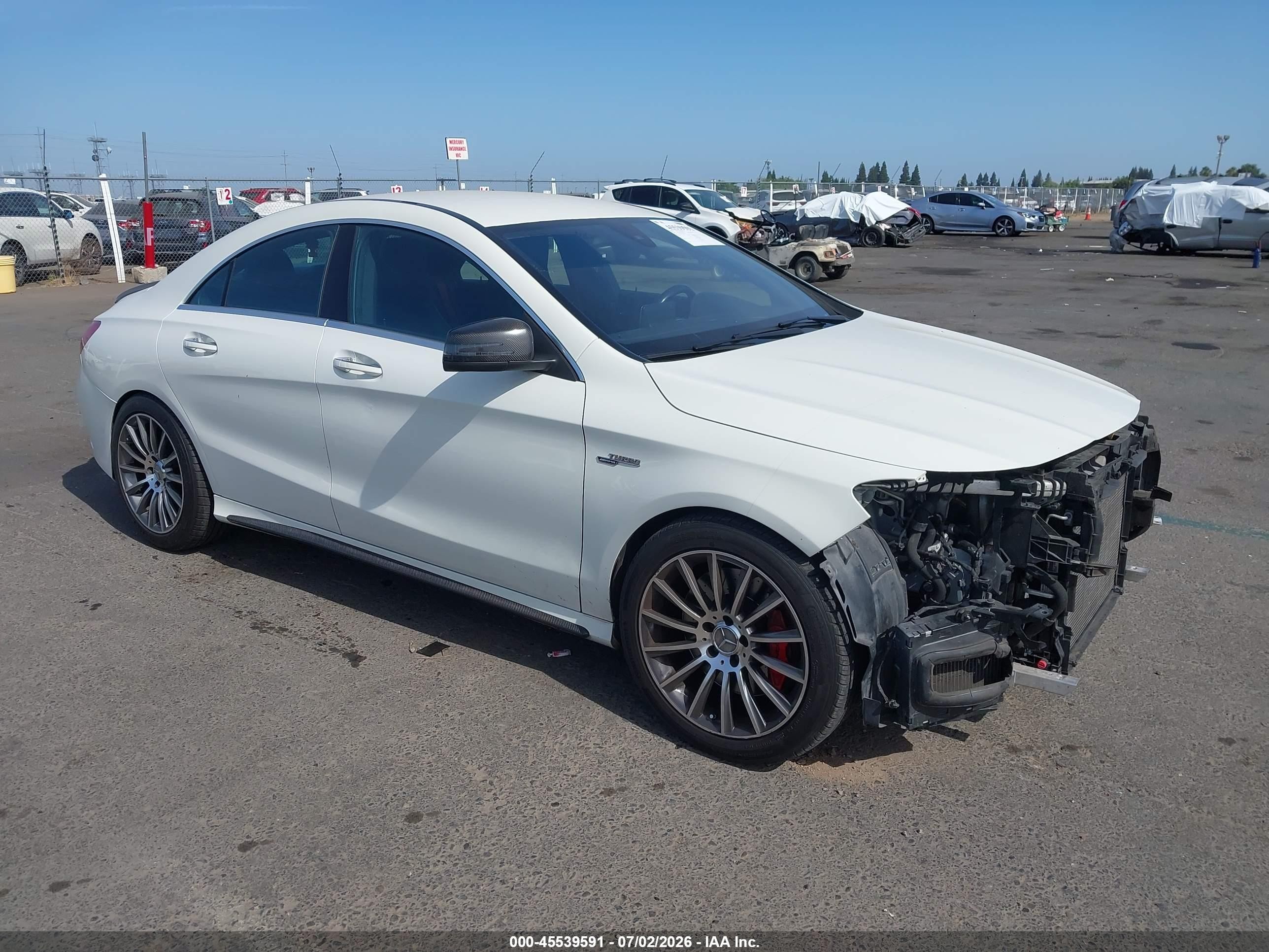 2015 Mercedes-Benz CLA 45 AMG, VIN WDDSJ5CB1FN196046 — Front end