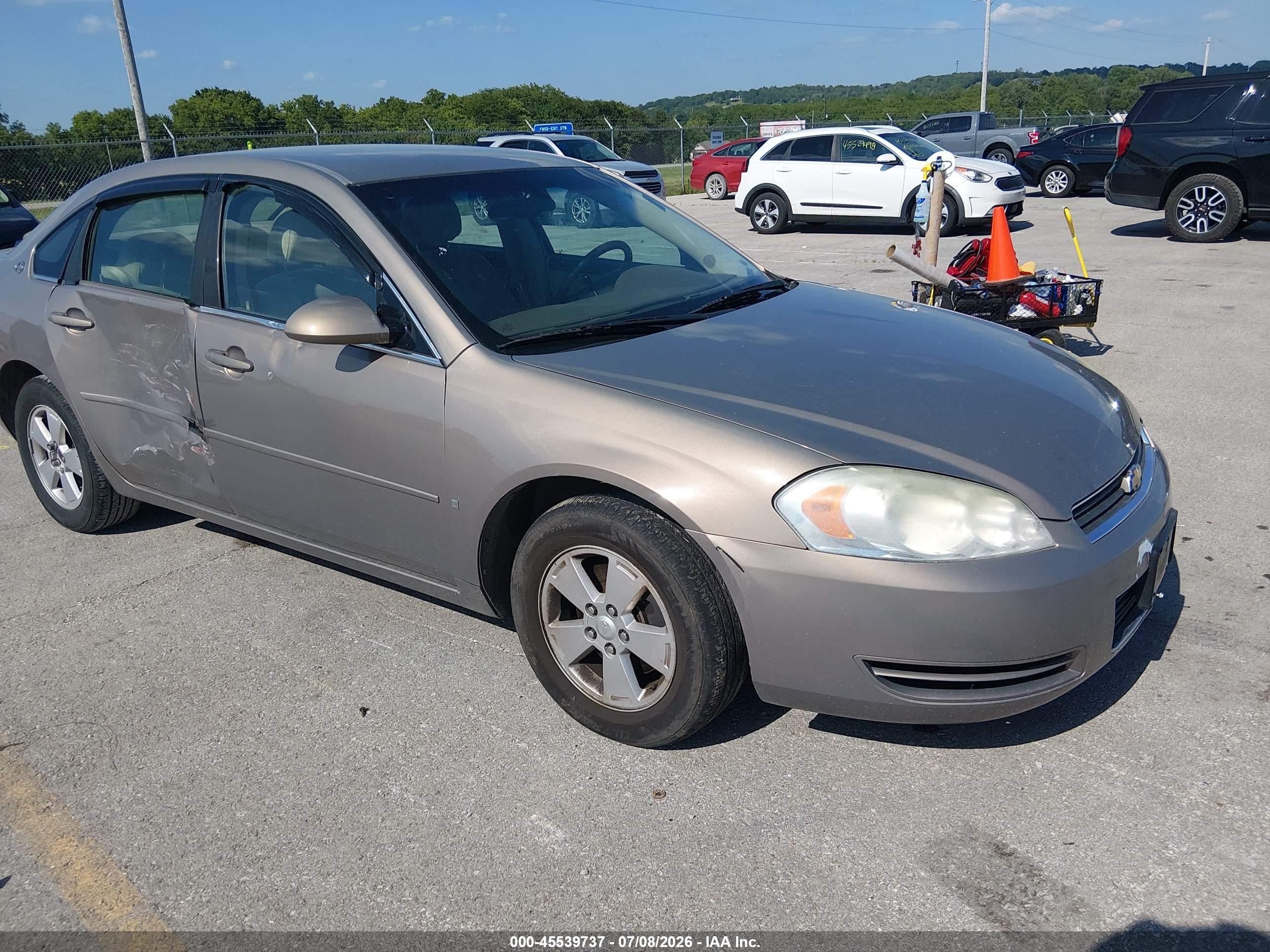 2007 Chevrolet Impala LT, VIN 2G1WT55N879122164 — Normal wear