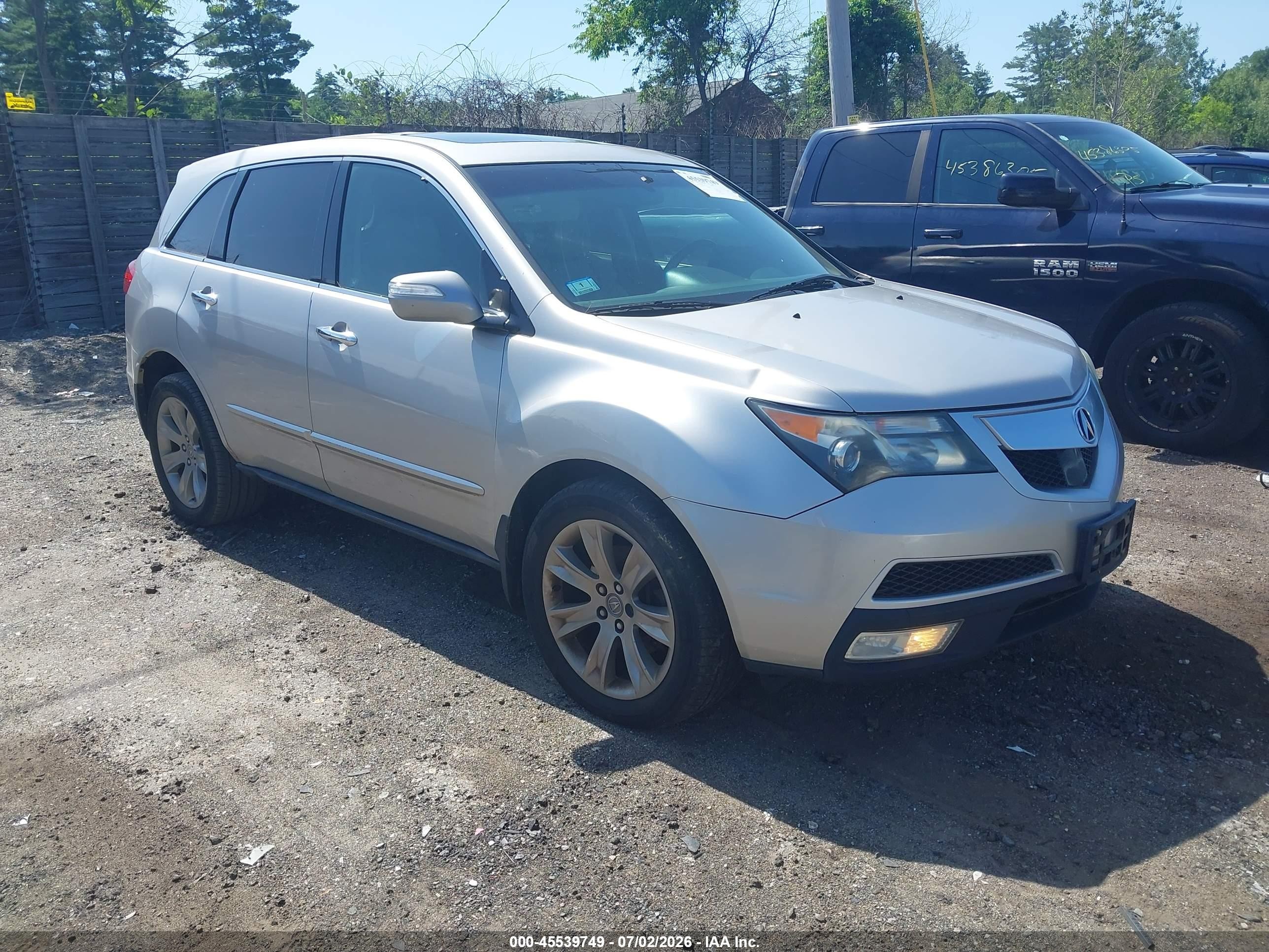 2012 Acura MDX Advance, VIN 2HNYD2H67CH504115 — Normal wear