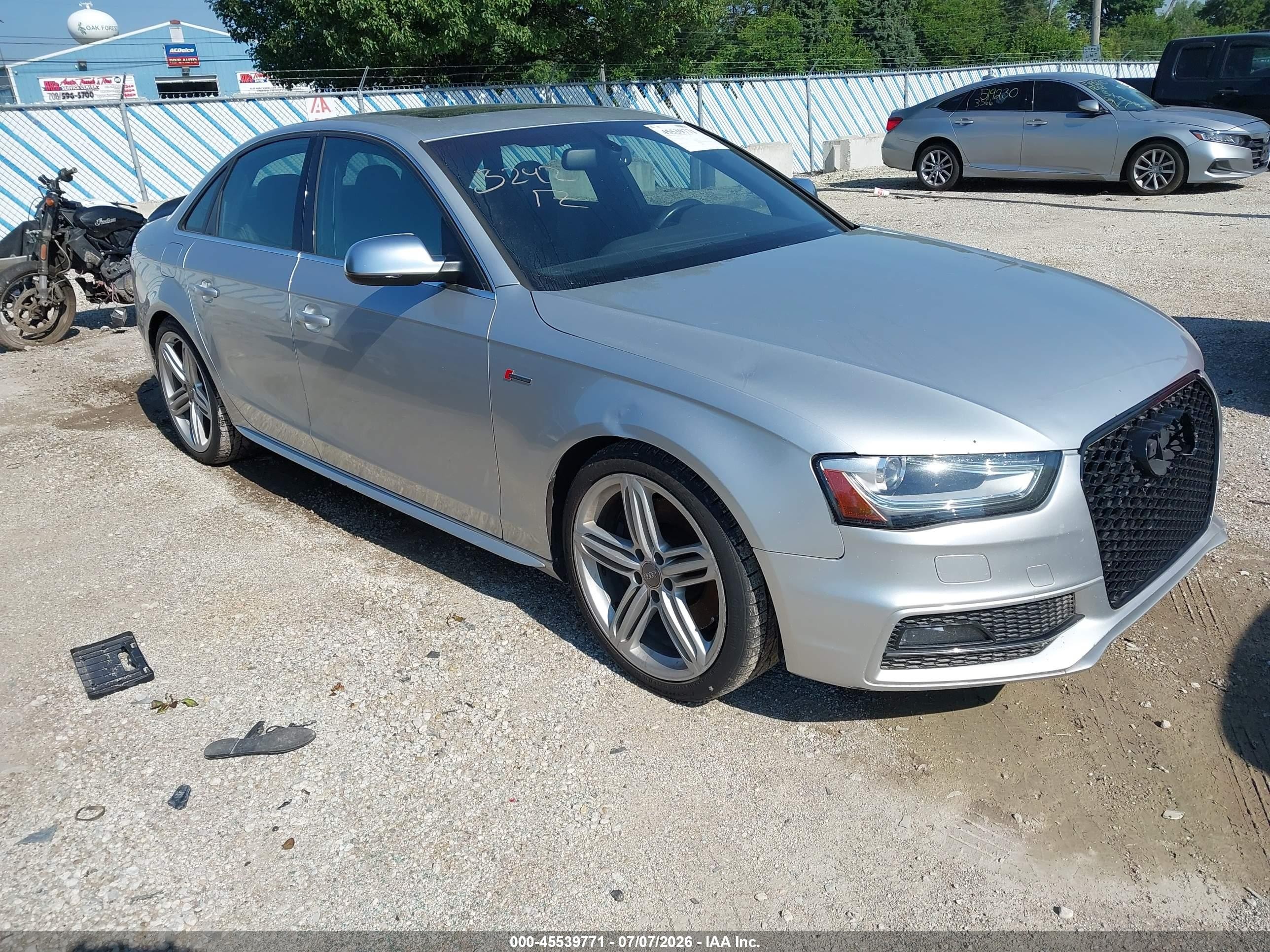 2013 Audi S4 Premium Plus, VIN WAUDGAFL7DA105586 — Обычный износ