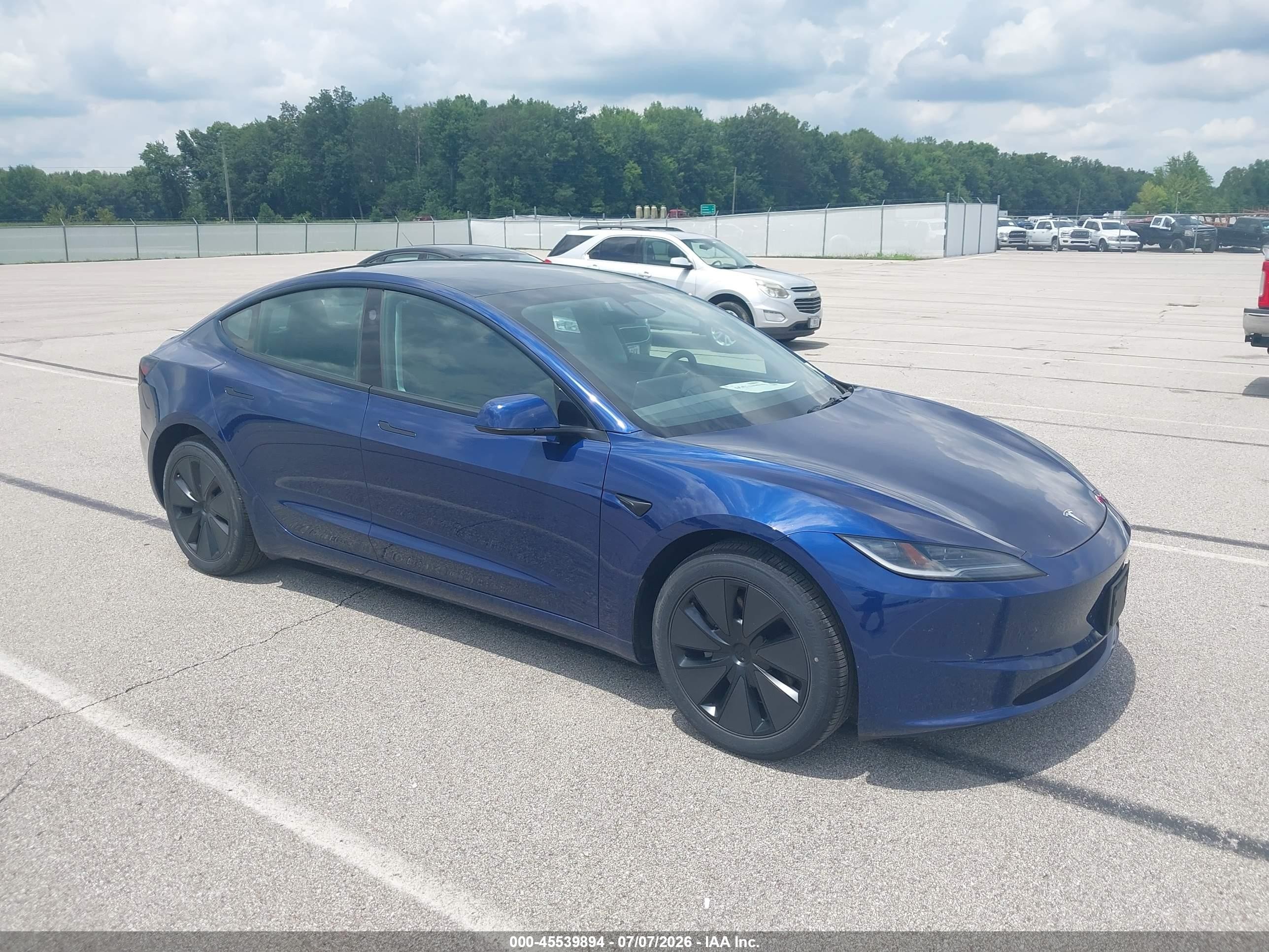 2024 Tesla Model 3, VIN 5YJ3E1EA8RF829807 — Normal wear