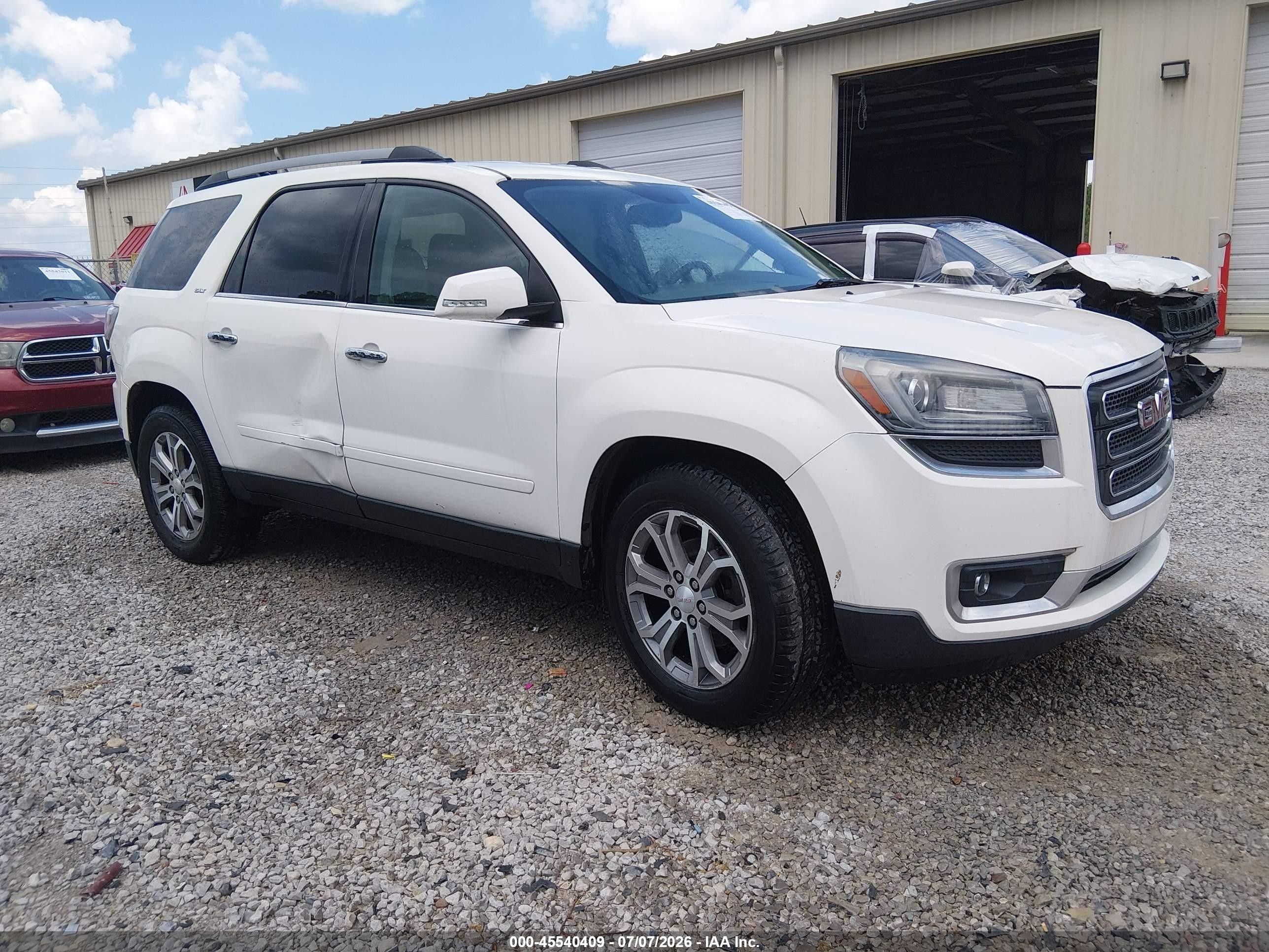 2013 GMC Acadia SLT, VIN 1GKKVRKD5DJ175279 — Бок