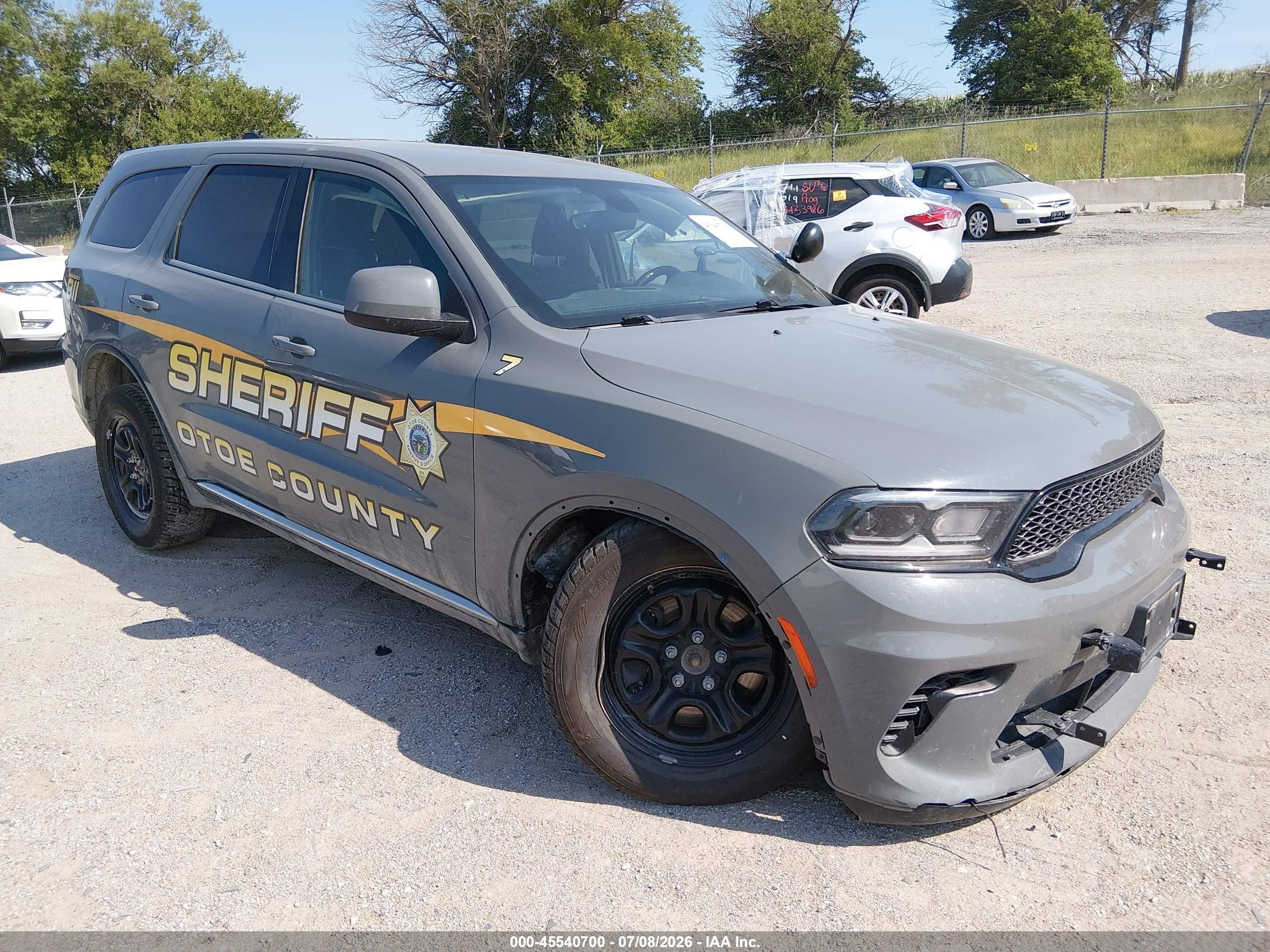 2021 Dodge Durango Pursuit, VIN 1C4SDJFT6MC864835 — Front end