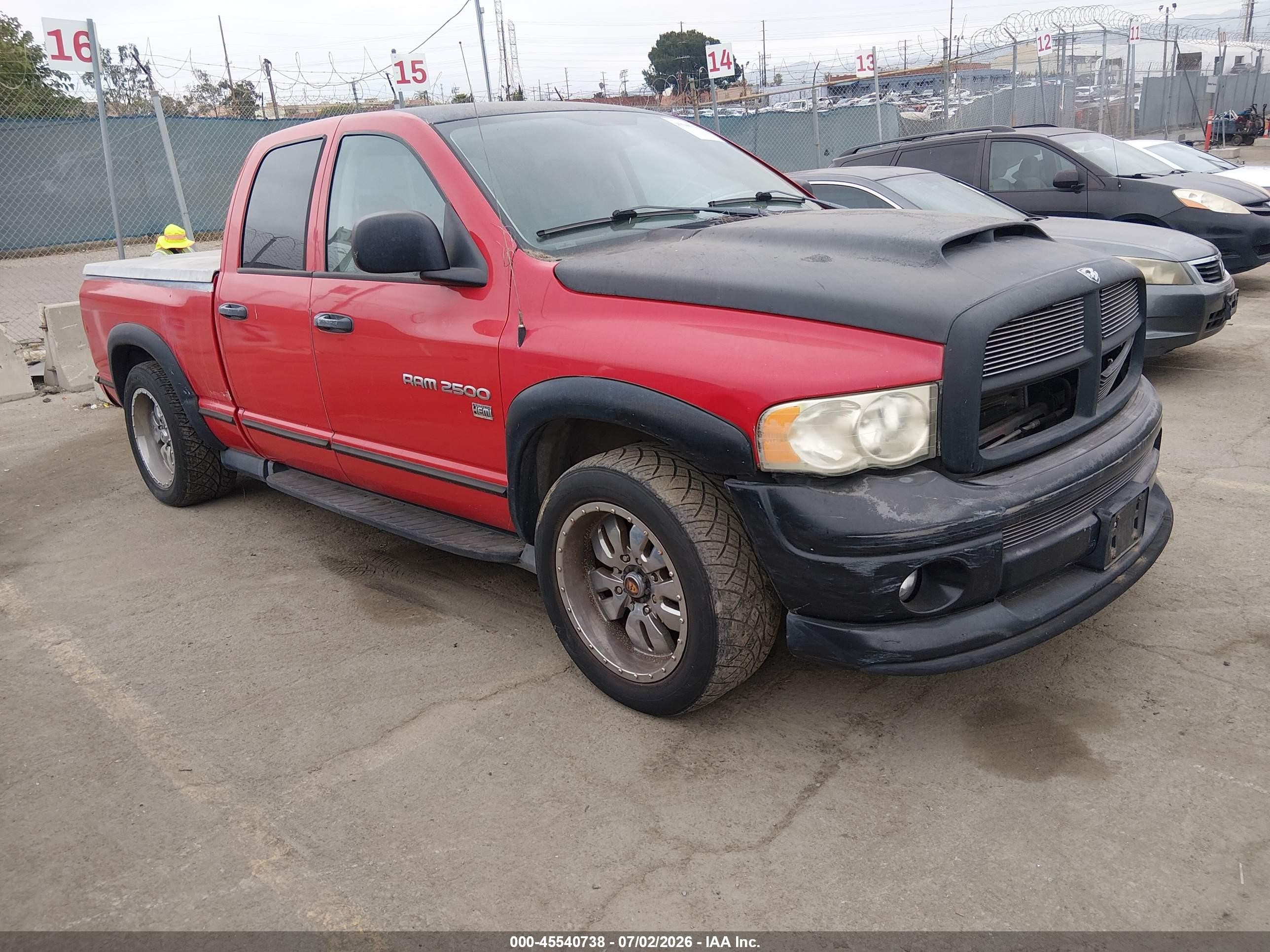 2003 Dodge 2500 ST, VIN 3D7KA28D33G777965 — Normal wear
