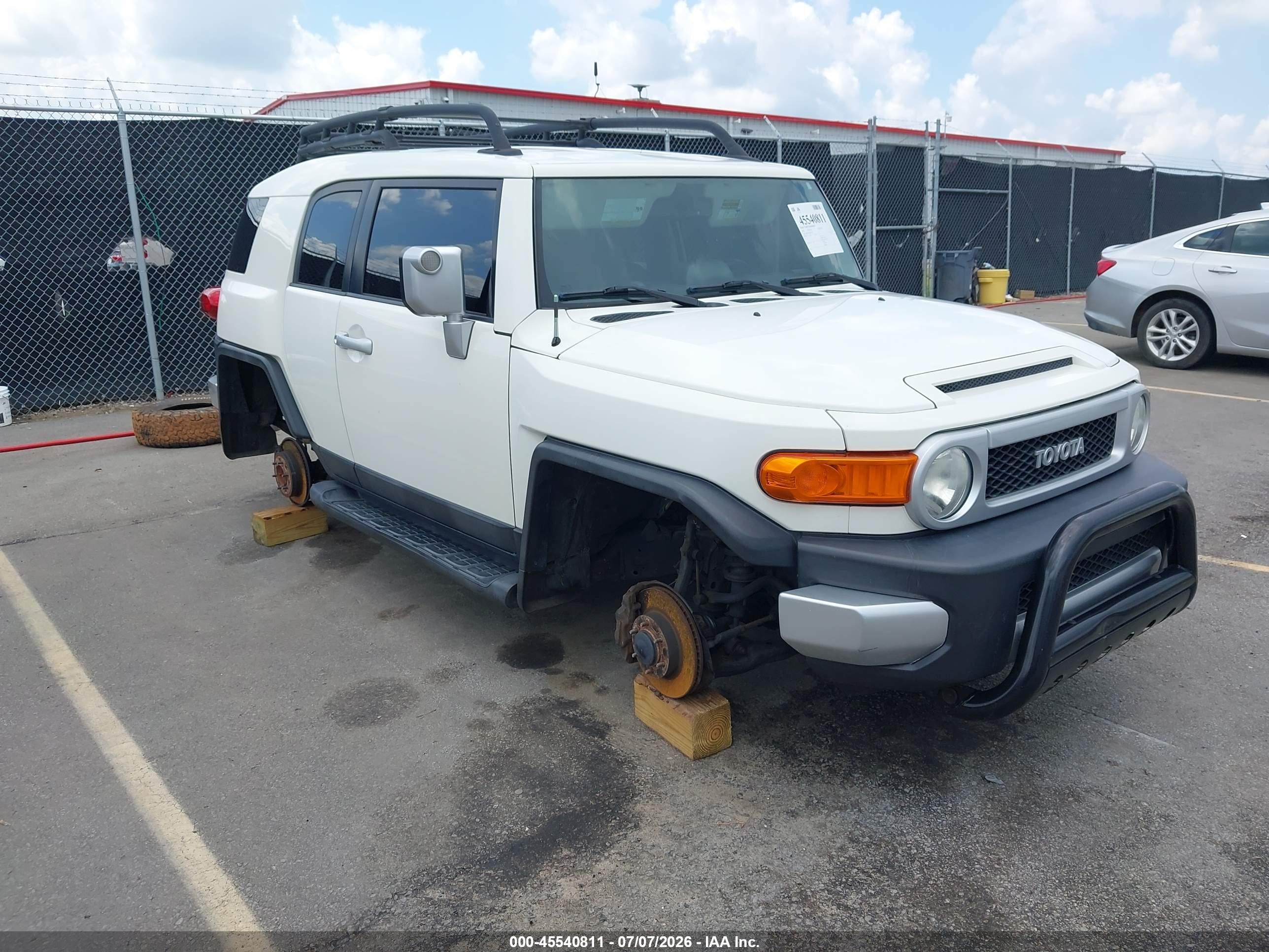 2012 Toyota FJ Cruiser, VIN JTEBU4BF5CK133833 — Theft recovery