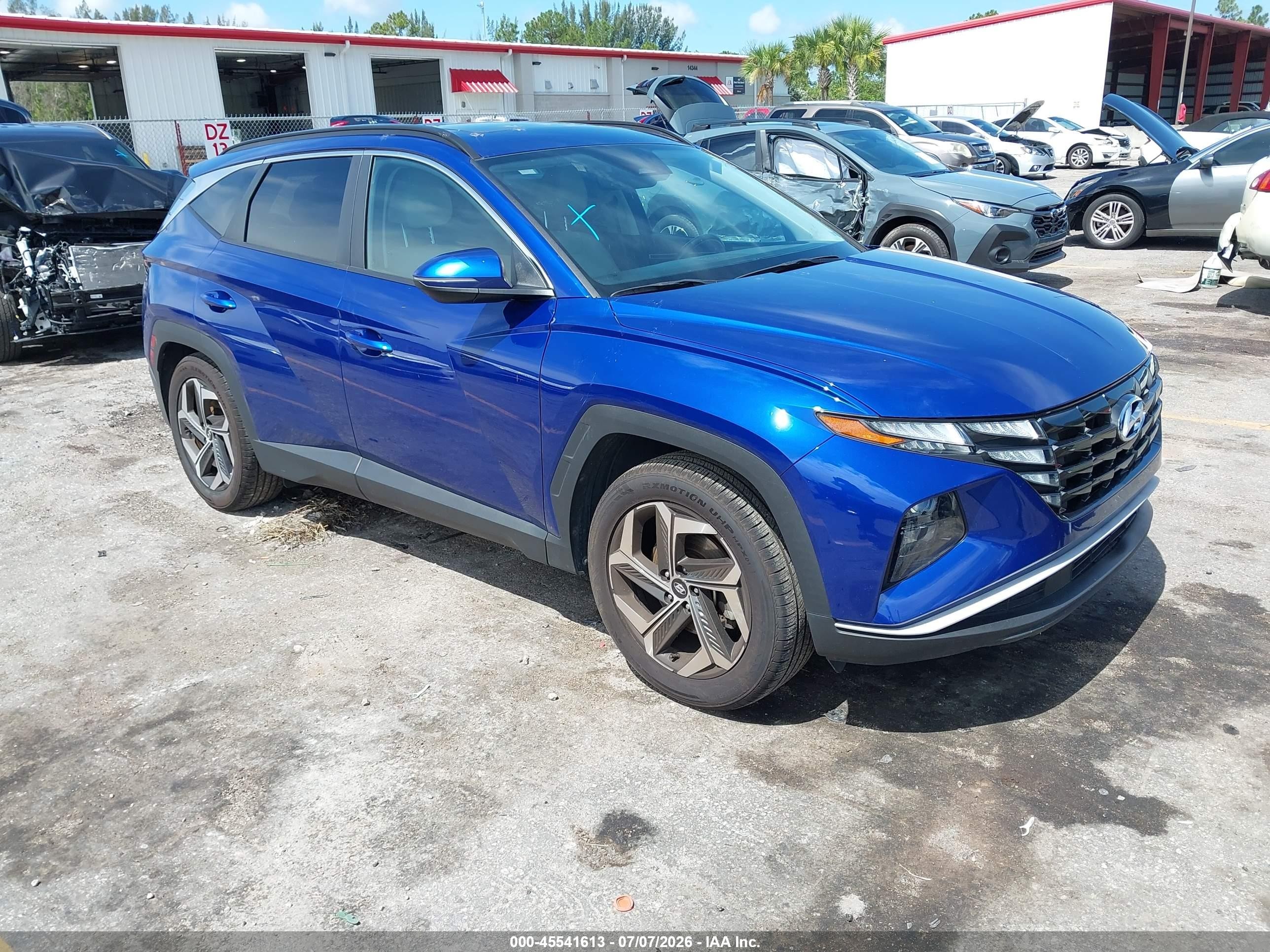 2023 Hyundai Tucson SEL, VIN 5NMJF3AE0PH229416 — Rear end