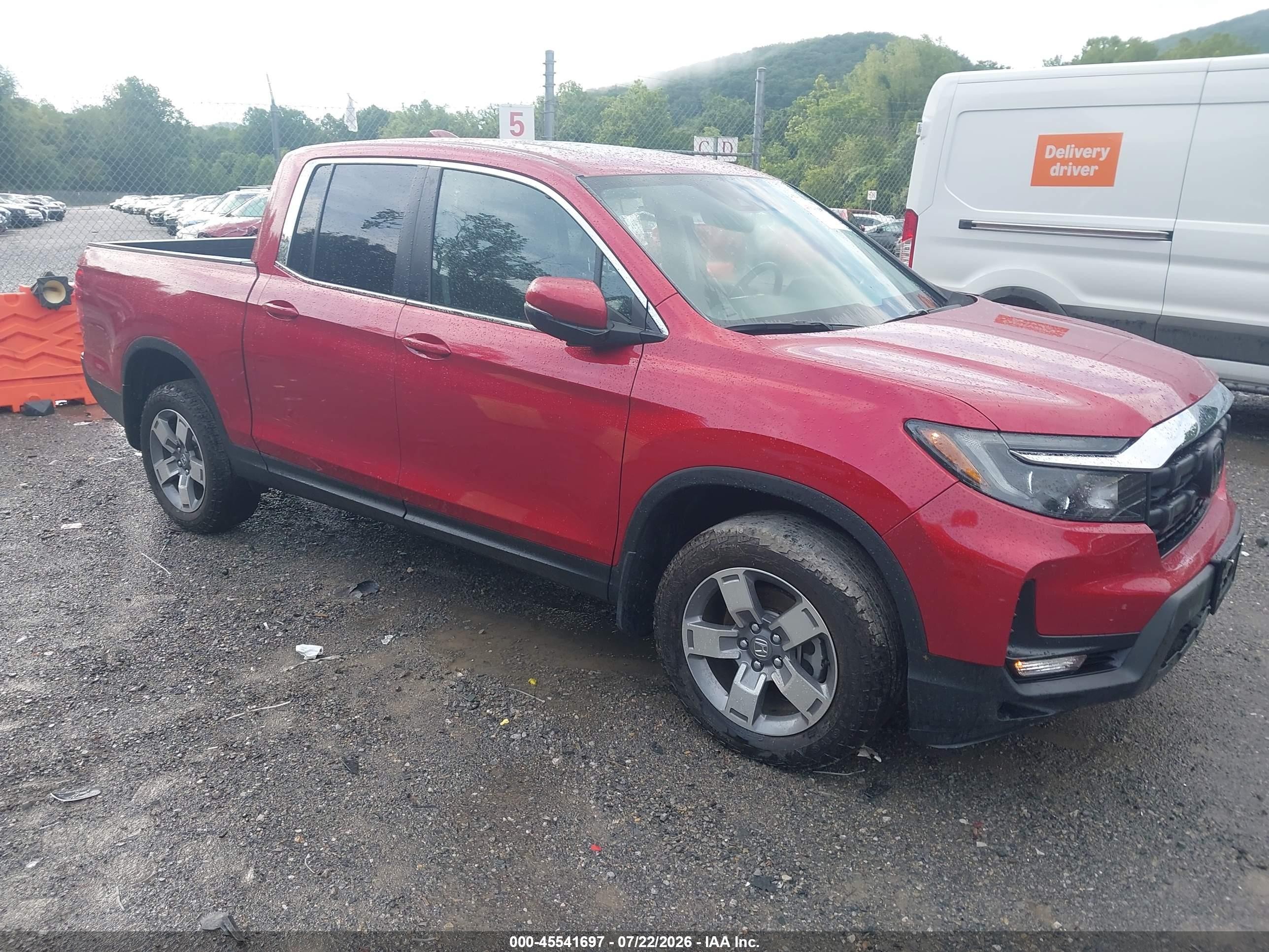 2025 Honda Ridgeline RTL, VIN 5FPYK3F54SB038828 — Side