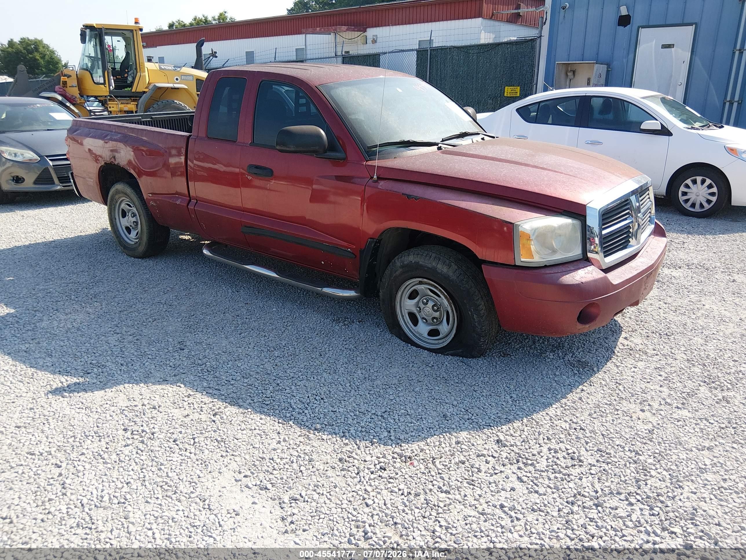 2006 Dodge Dakota SLT, VIN 1D7HE42N76S623669 — Обычный износ