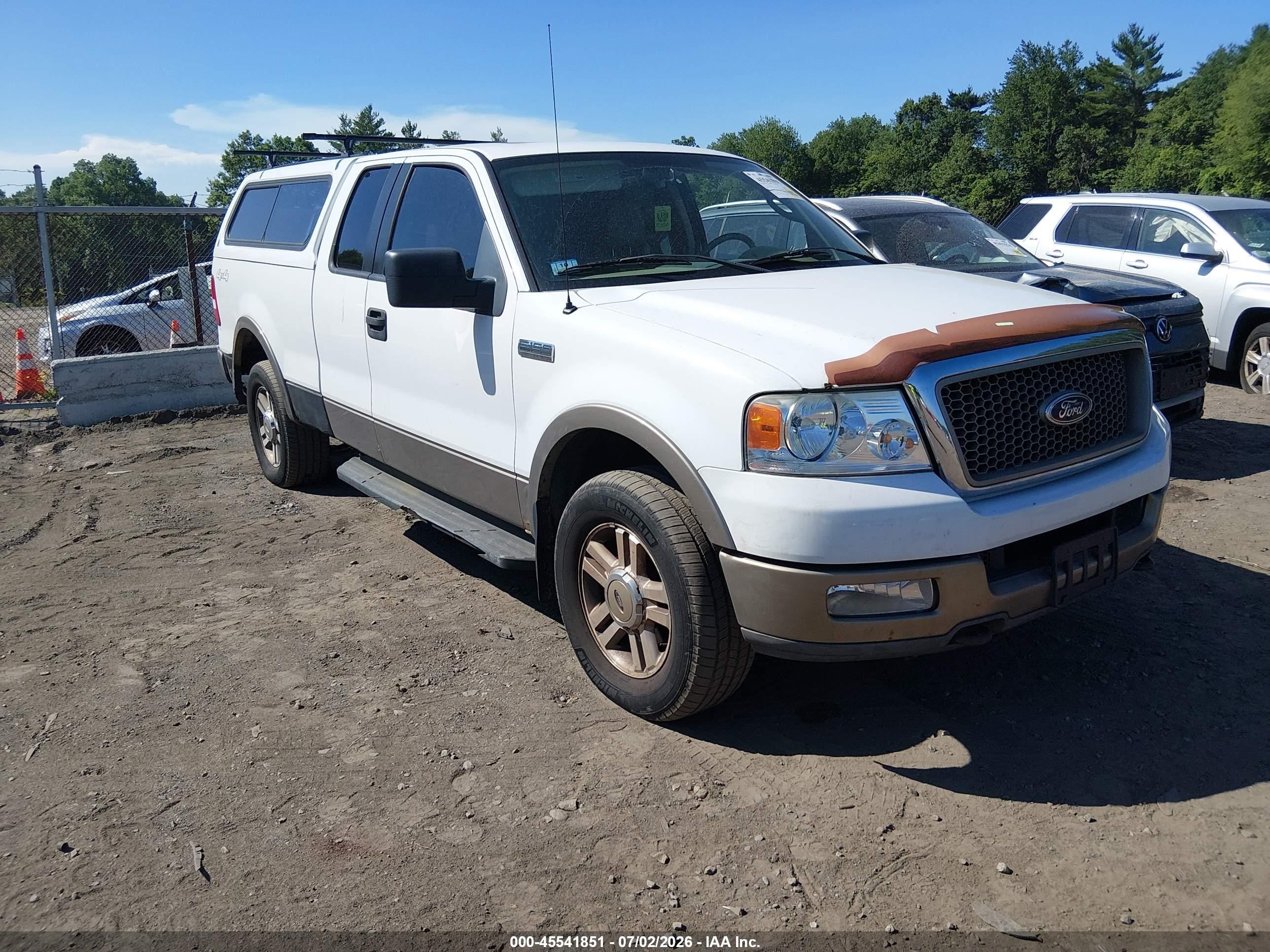 2005 Ford F-150 XLT, VIN 1FTPX14585NA02515 — Rear end