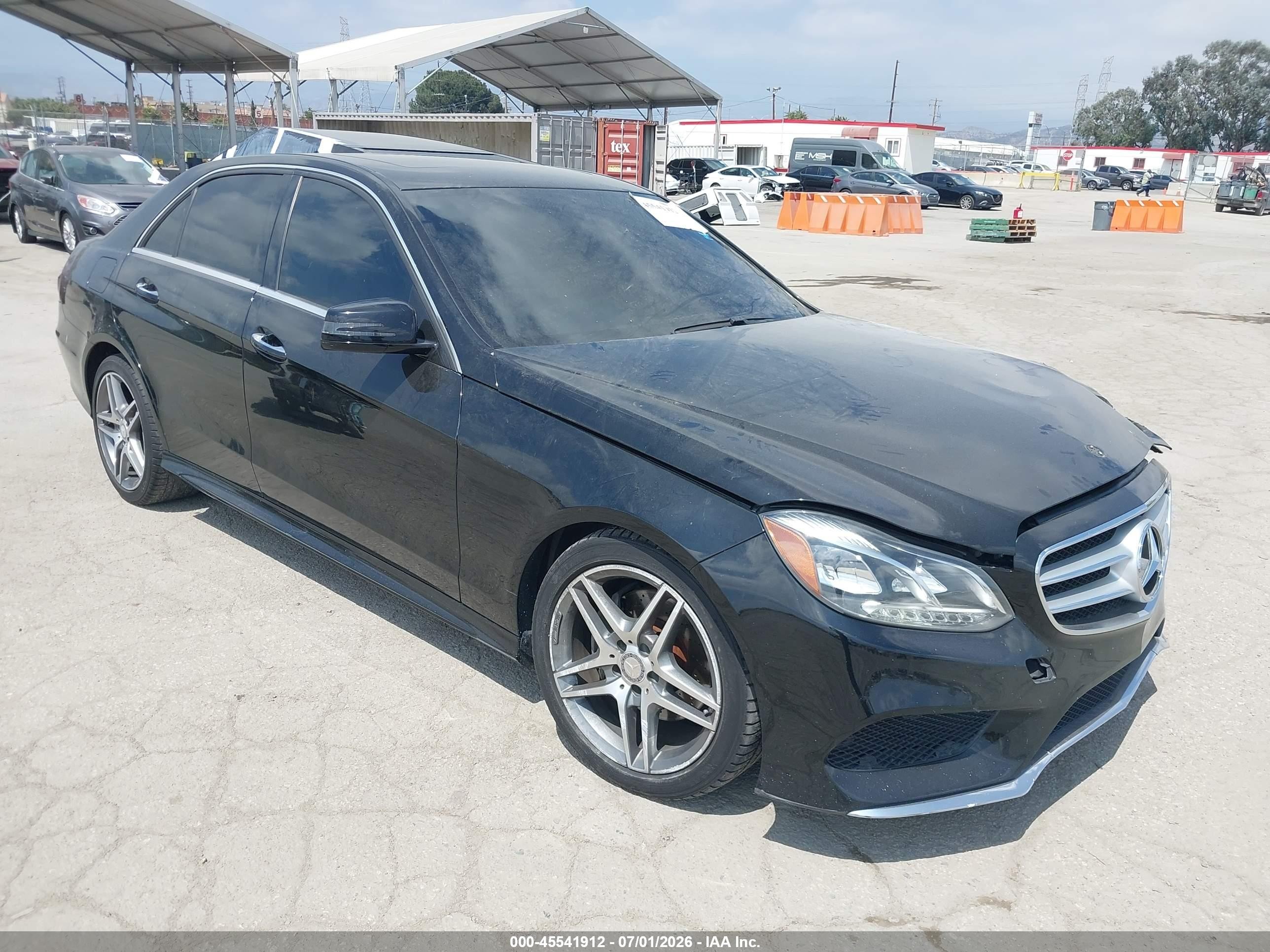 2016 Mercedes-Benz E 350 Sport, VIN WDDHF5KB0GB298812 — Front end