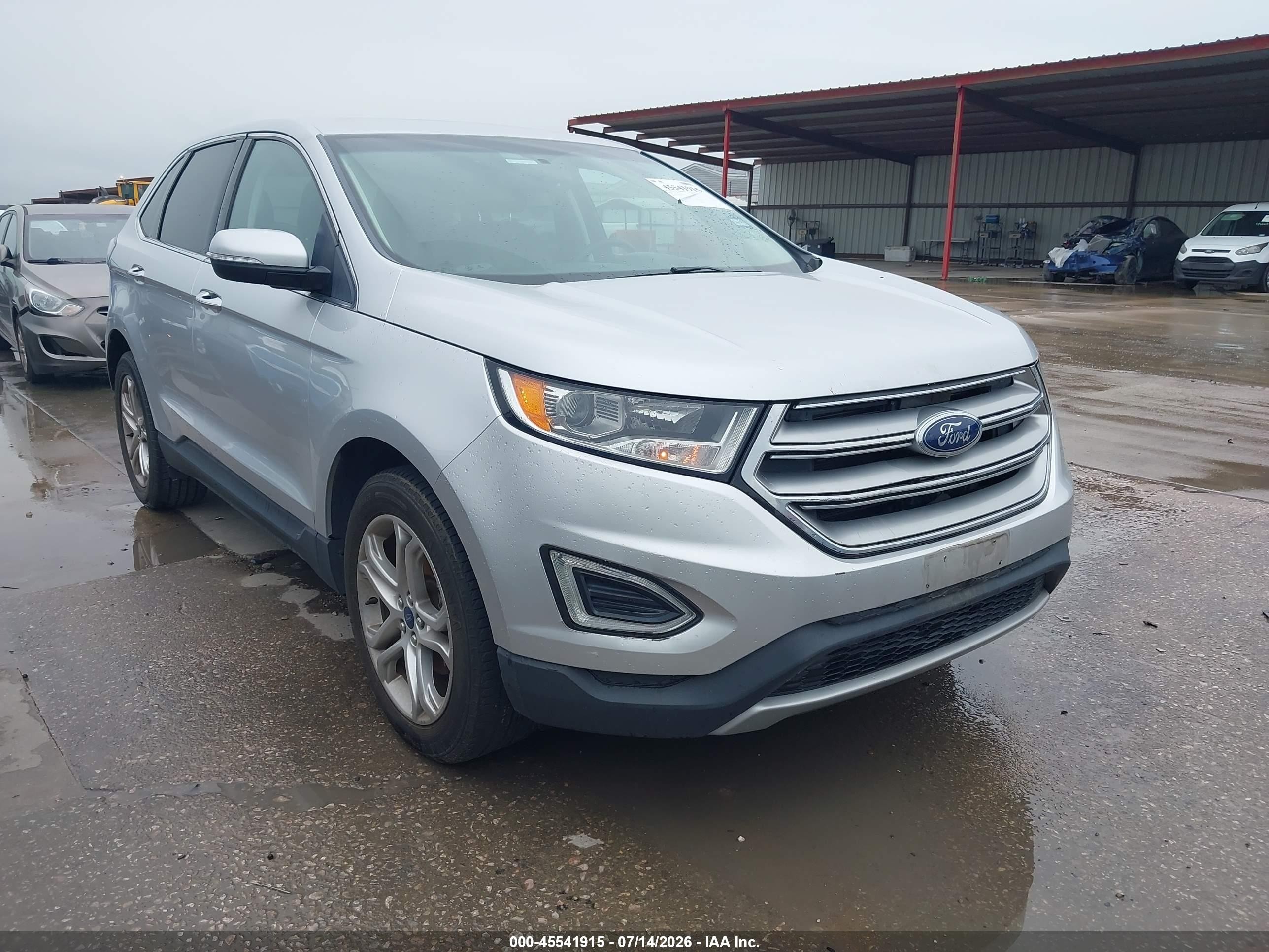 2015 Ford Edge Titanium, VIN 2FMTK3K94FBB31004 — Бок