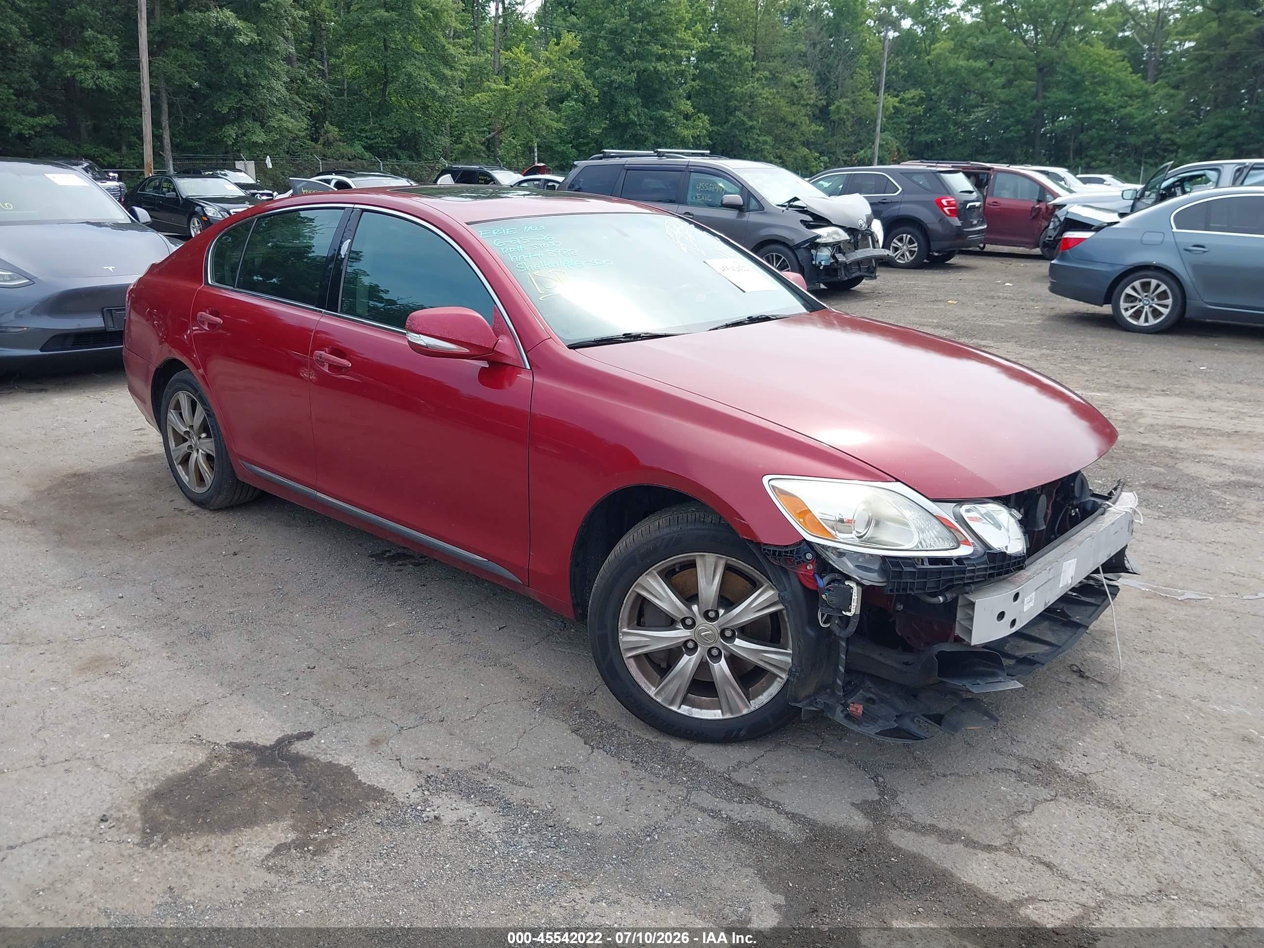 2008 Lexus GS 350, VIN JTHCE96S880018655 — Front end