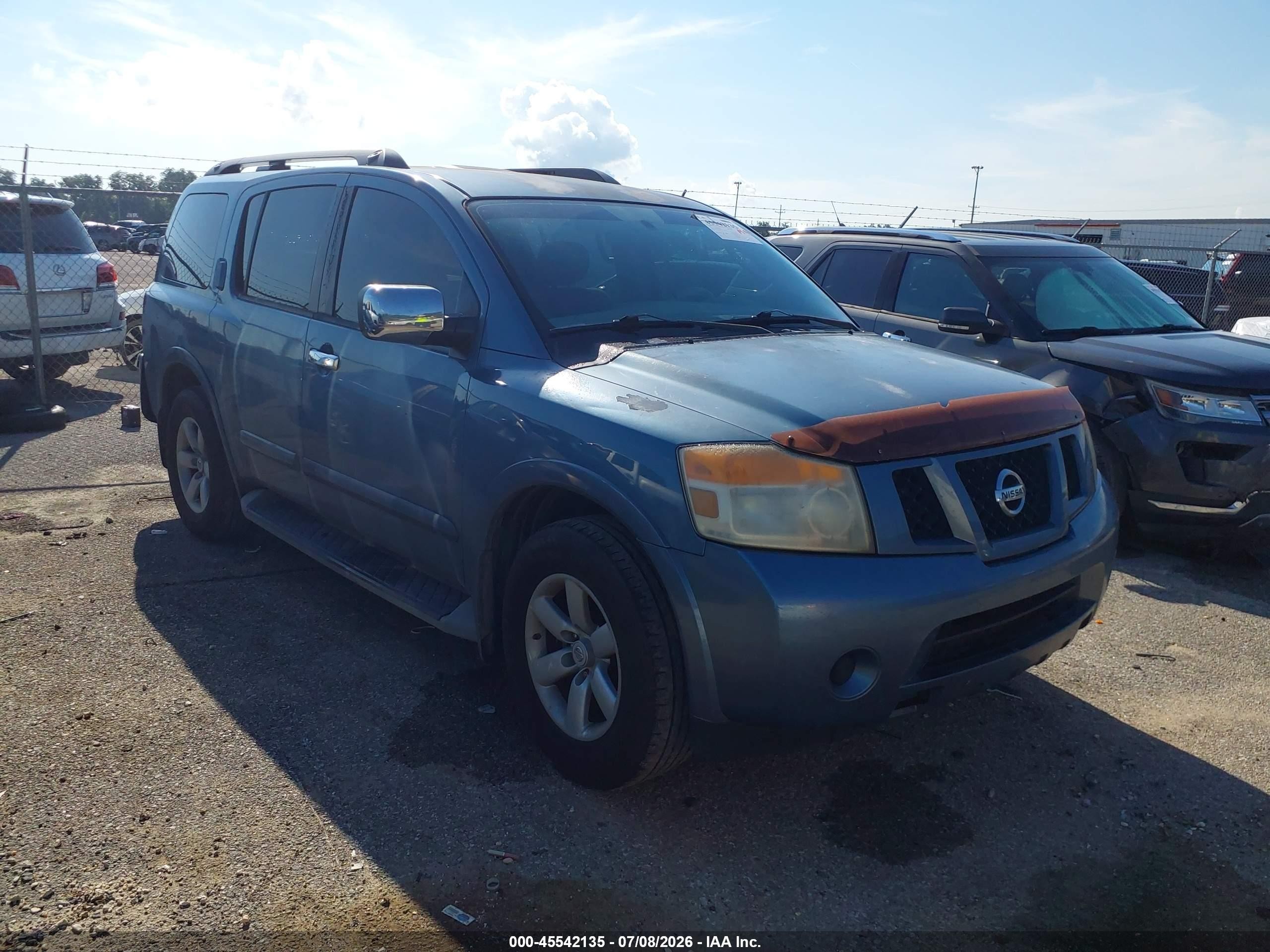 2012 Nissan Armada SL, VIN 5N1BA0ND3CN608311 — Rear end