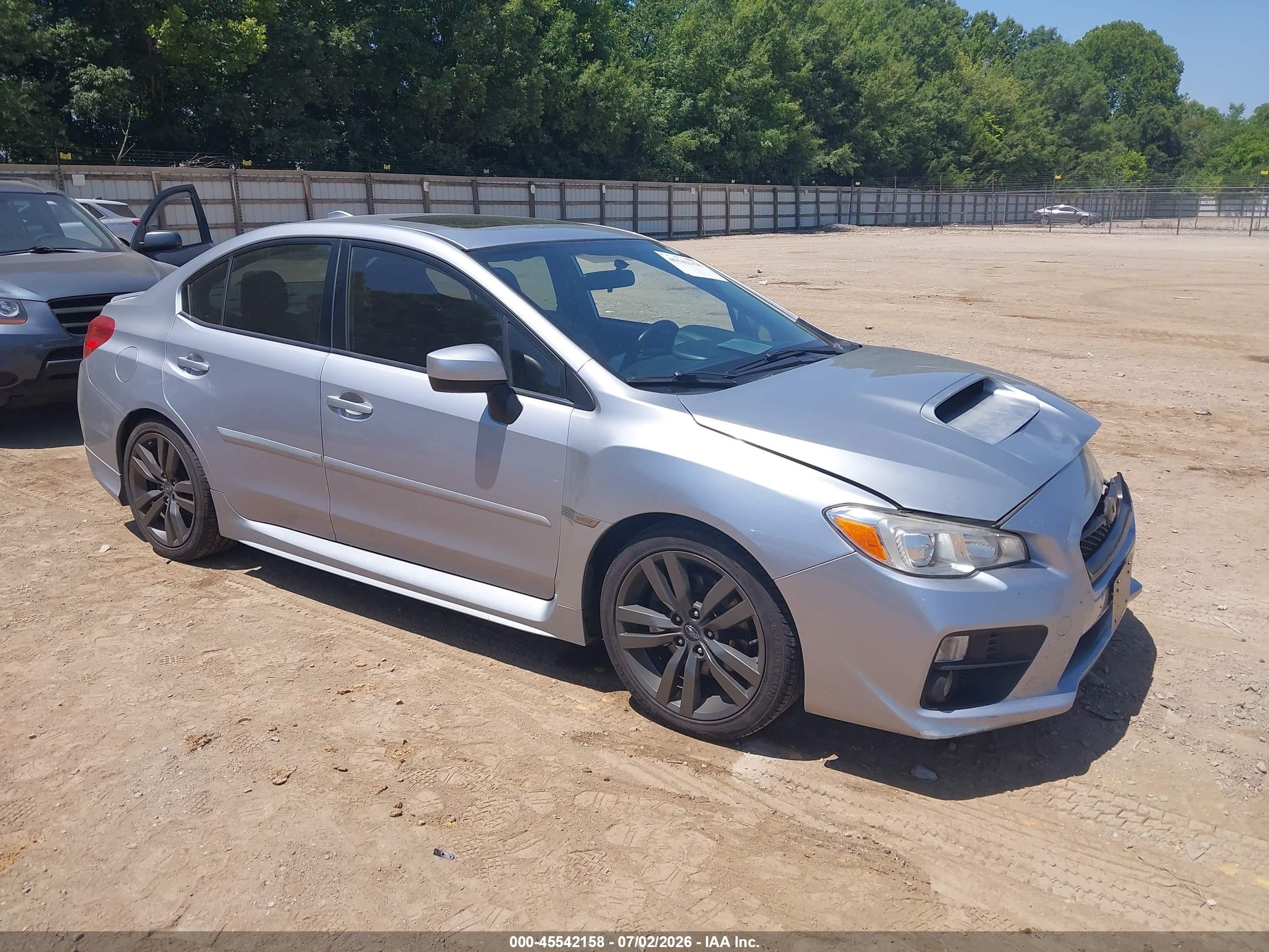 2016 Subaru WRX Premium, VIN JF1VA1E61G9810531 — Front end