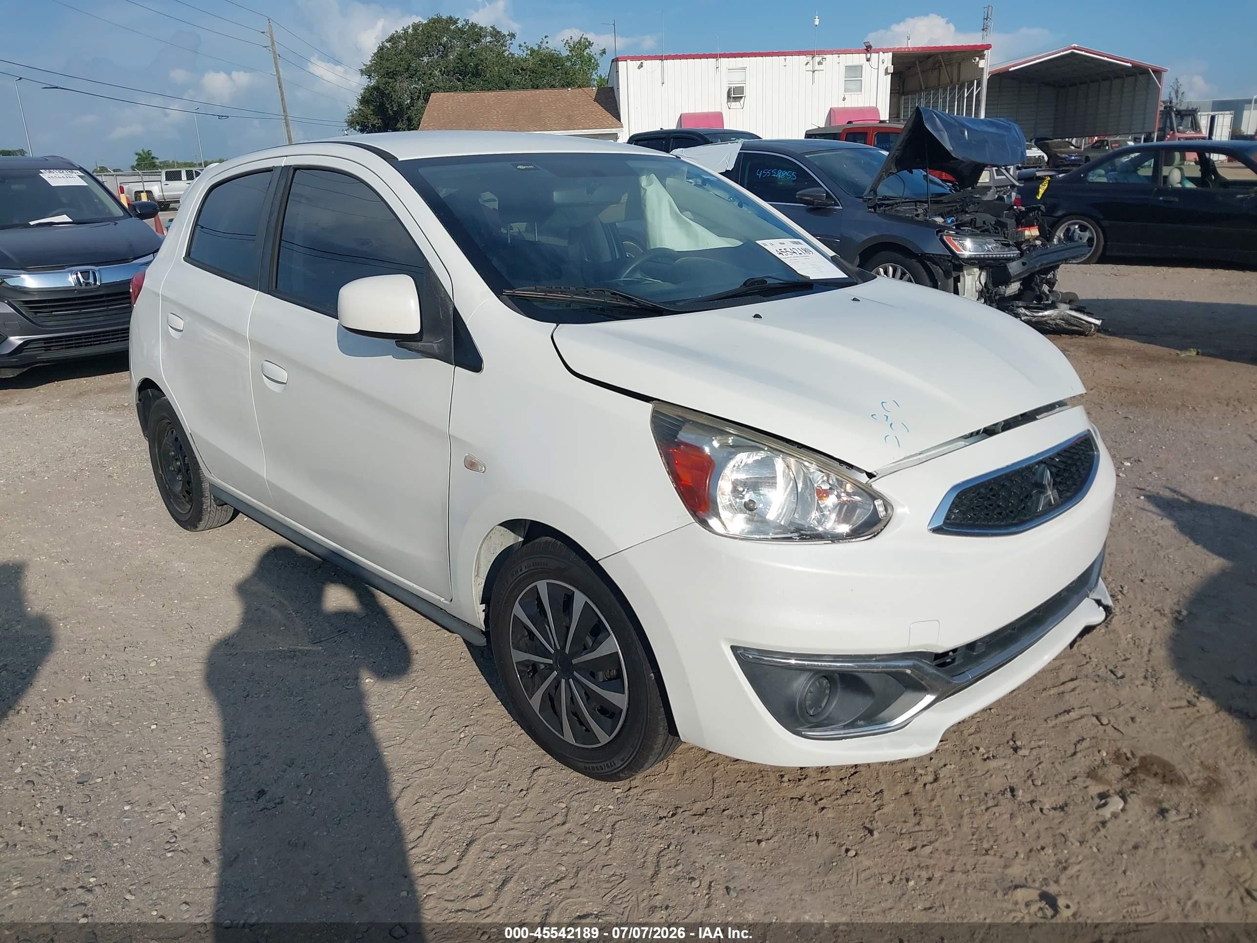 2017 Mitsubishi Mirage ES, VIN ML32A3HJ7HH017849 — Front end