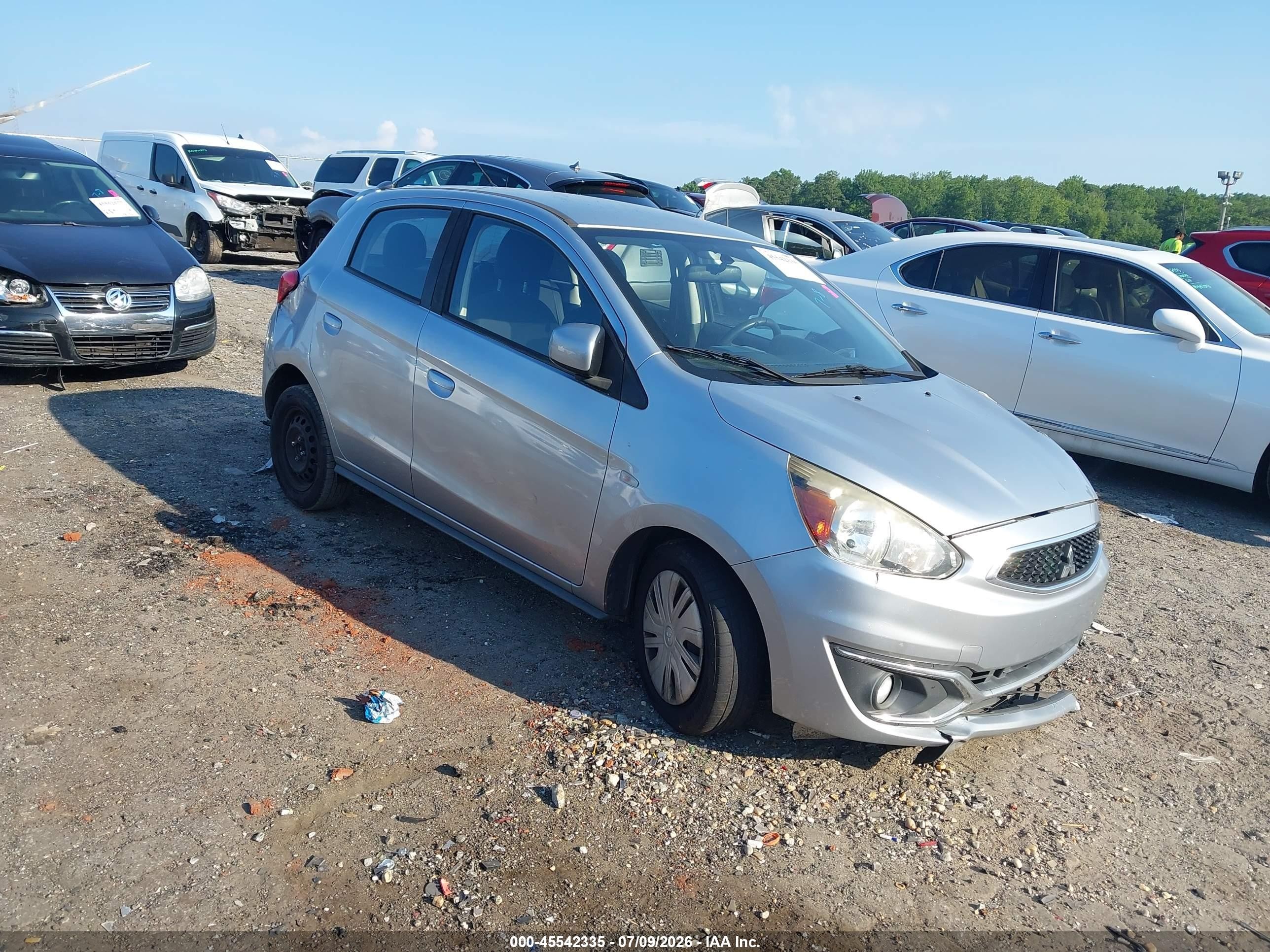 2017 Mitsubishi Mirage ES, VIN ML32A3HJXHH012306 — Front end