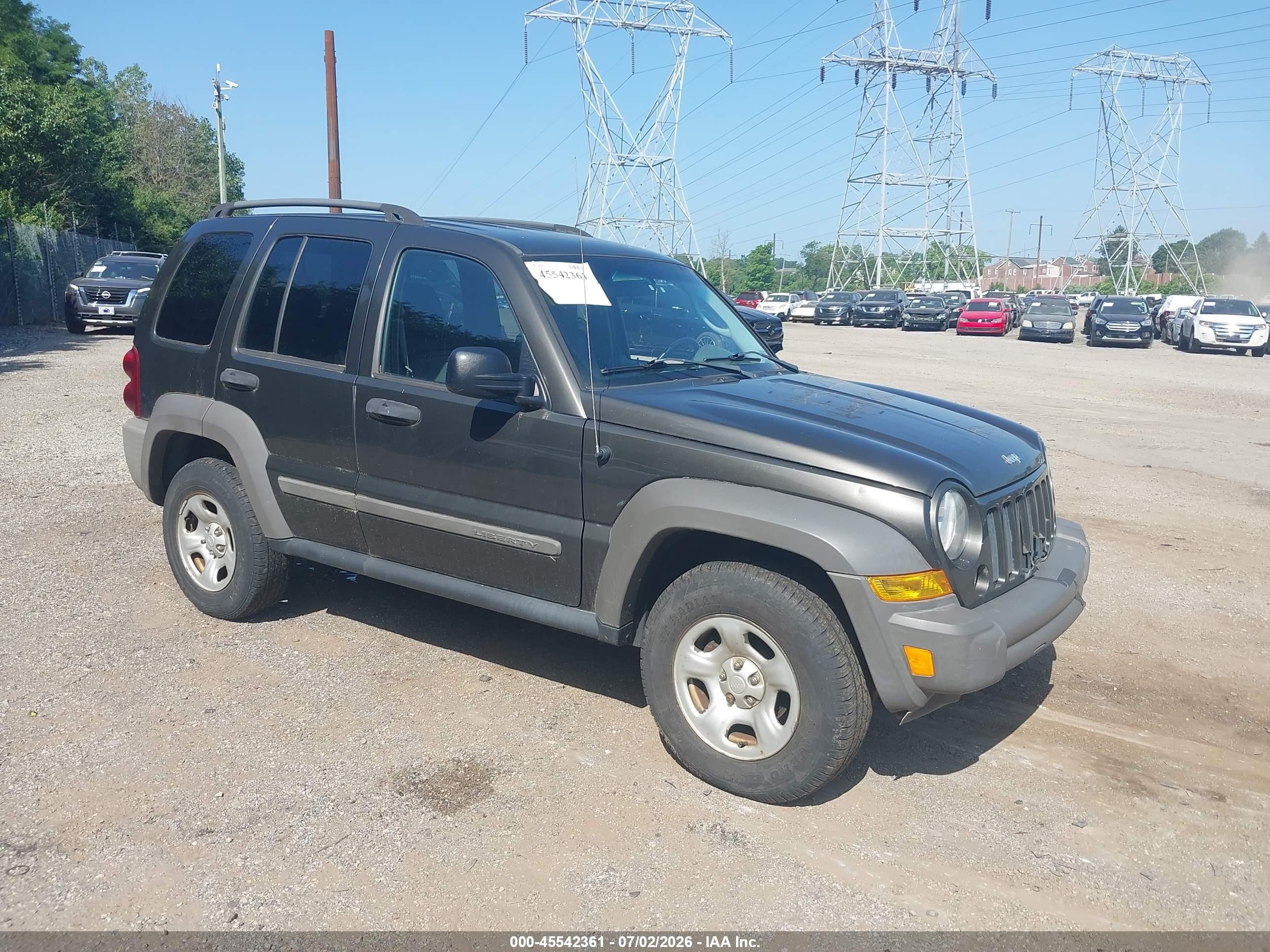 2006 Jeep Liberty Sport, VIN 1J4GL48K16W249099 — Normal wear