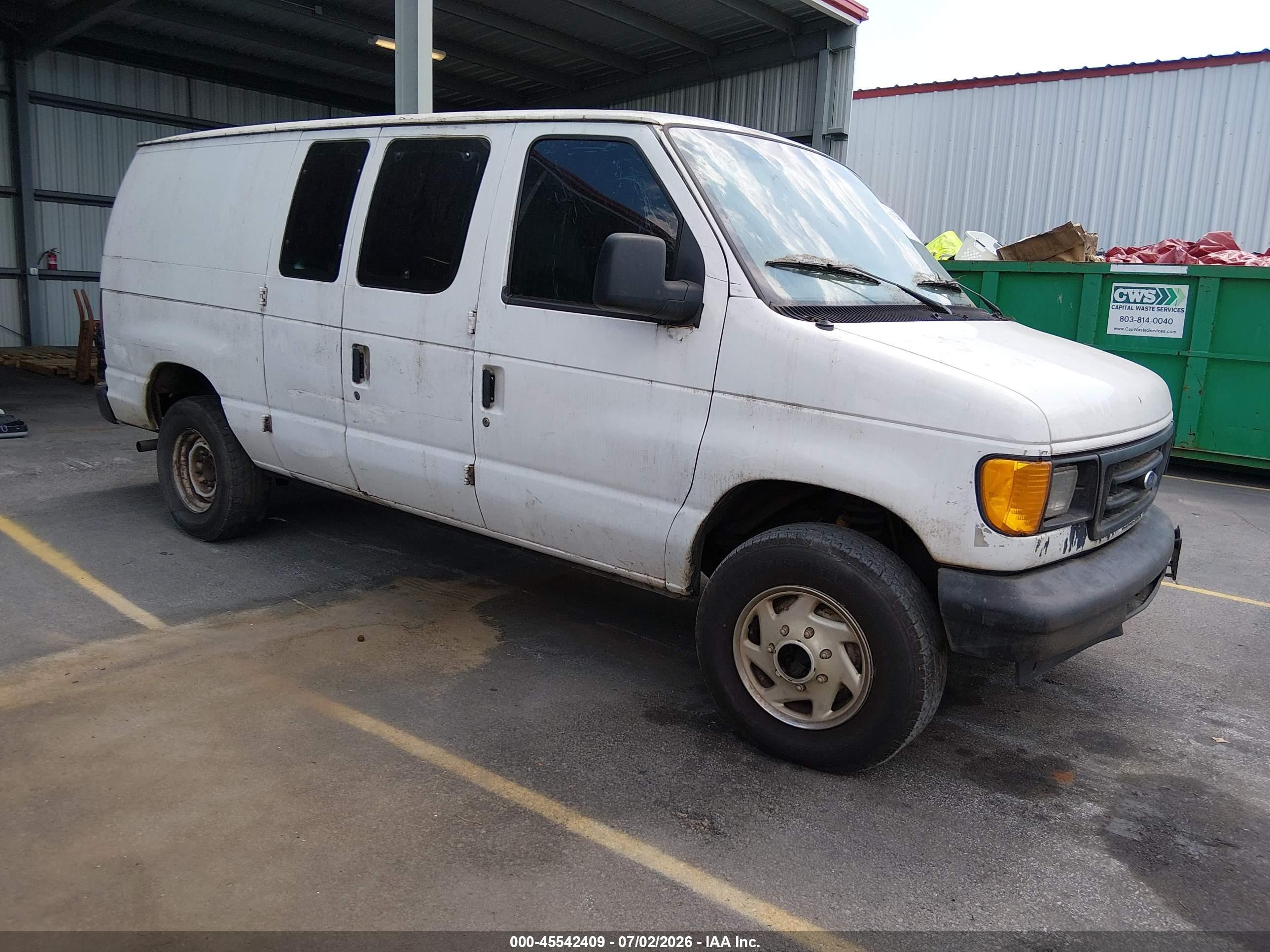 2005 Ford Econoline Cargo, VIN 1FTNE24W05HA43859 — Normal wear