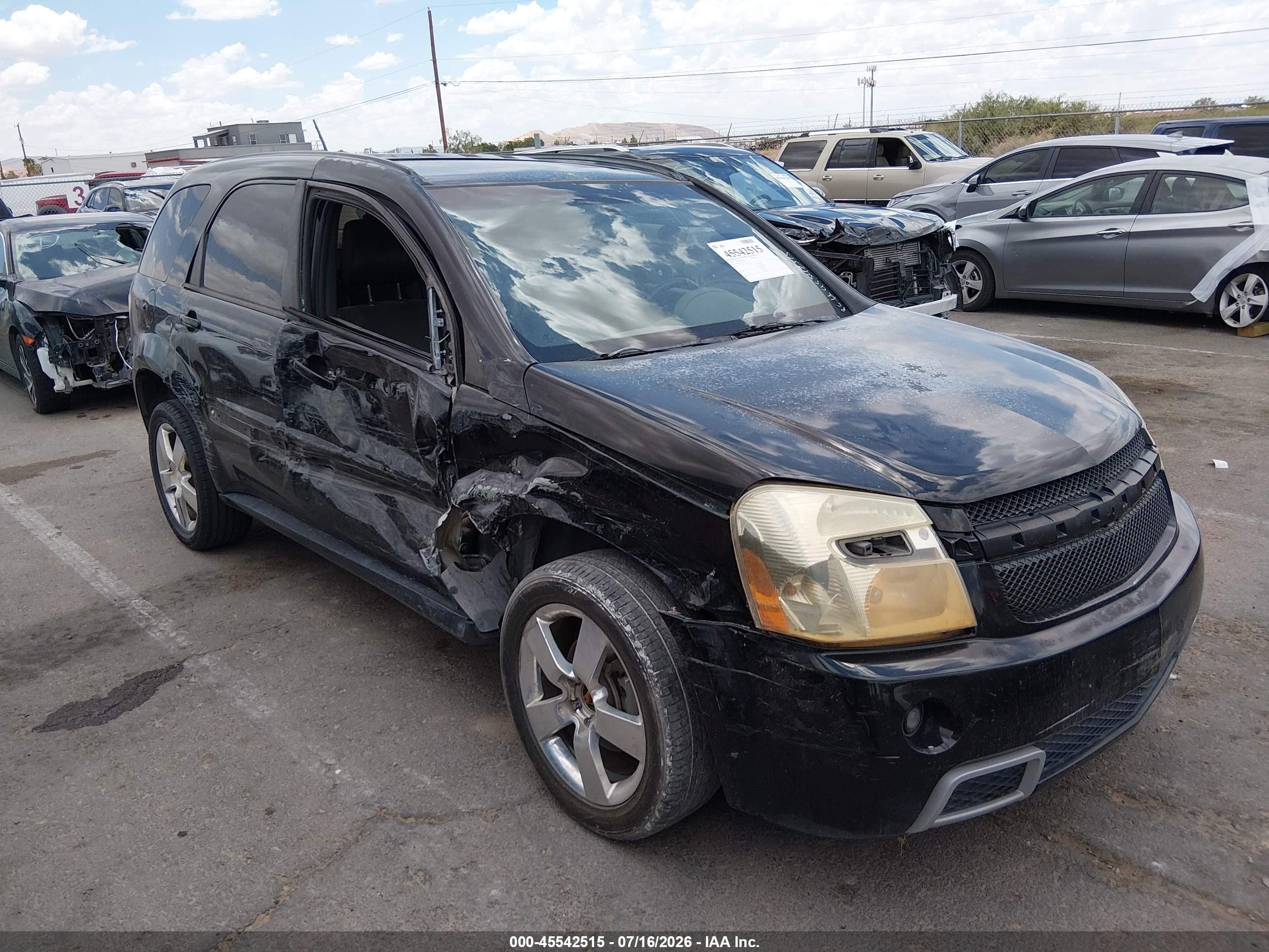 2008 Chevrolet Equinox Sport, VIN 2CNDL937386345253 — Перед
