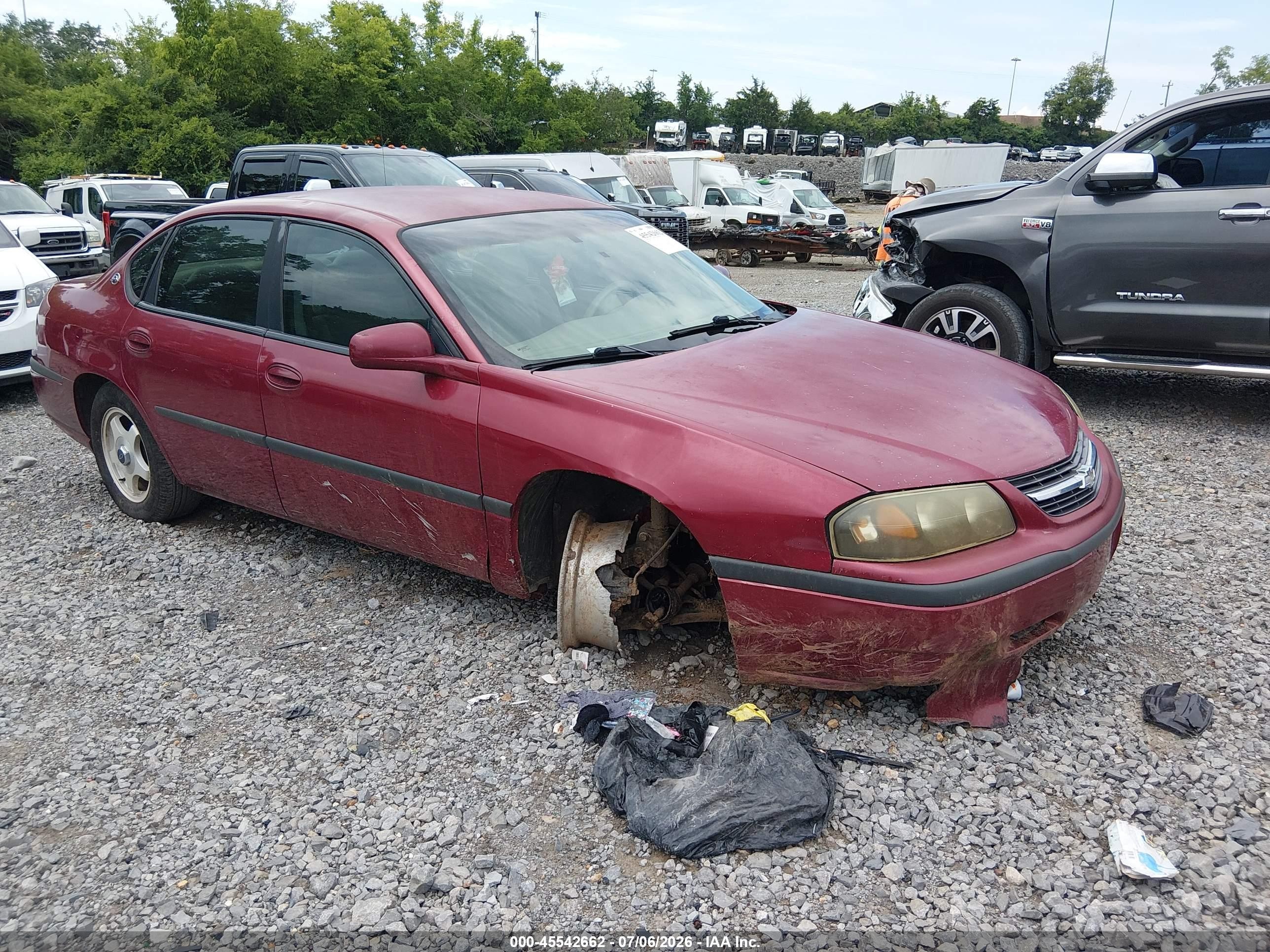 2005 Chevrolet Impala Police Police, VIN 2G1WF55K659202914 — Front end