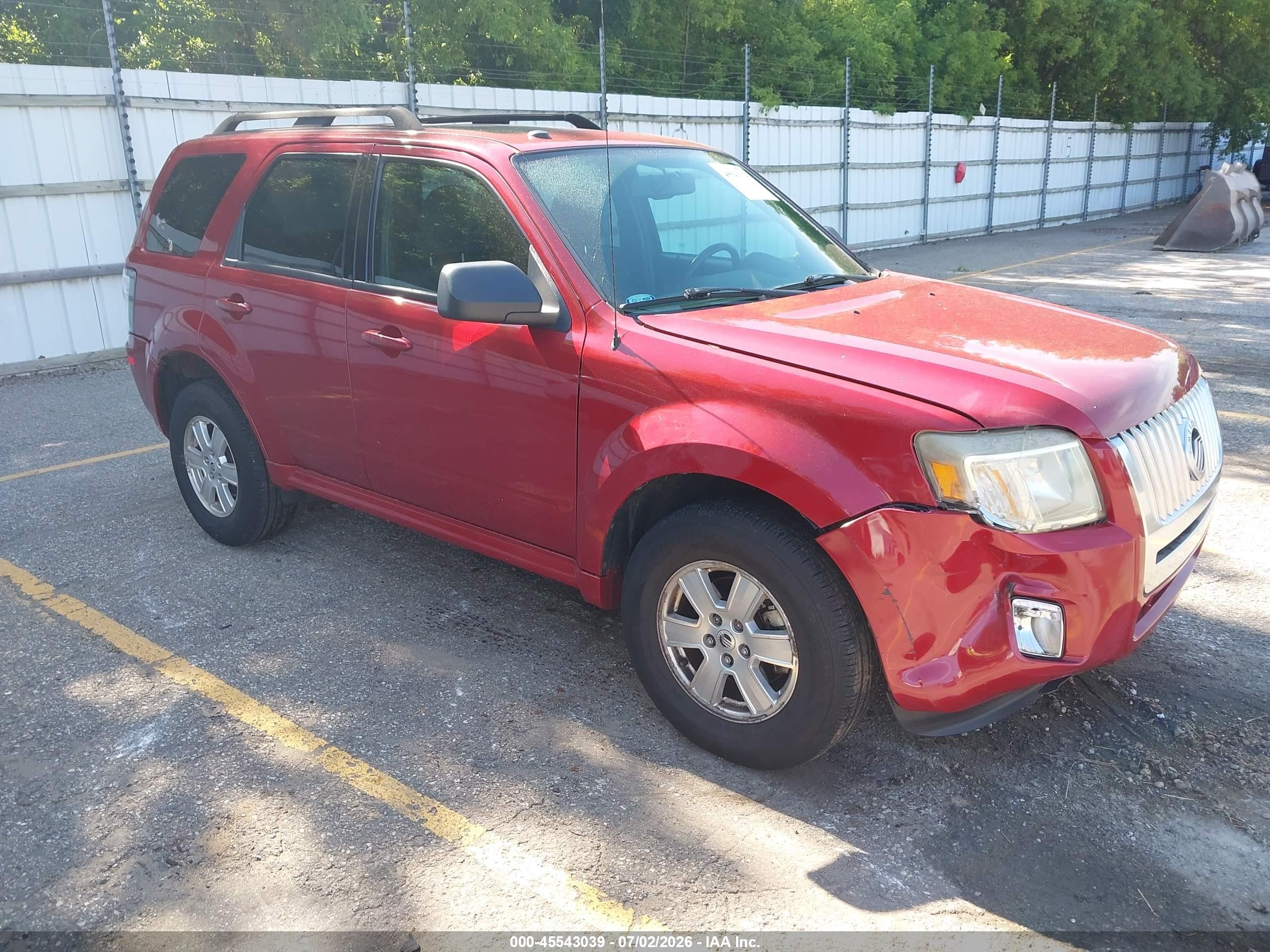 2010 Mercury Mariner, VIN 4M2CN9BG3AKJ23742 — Front end